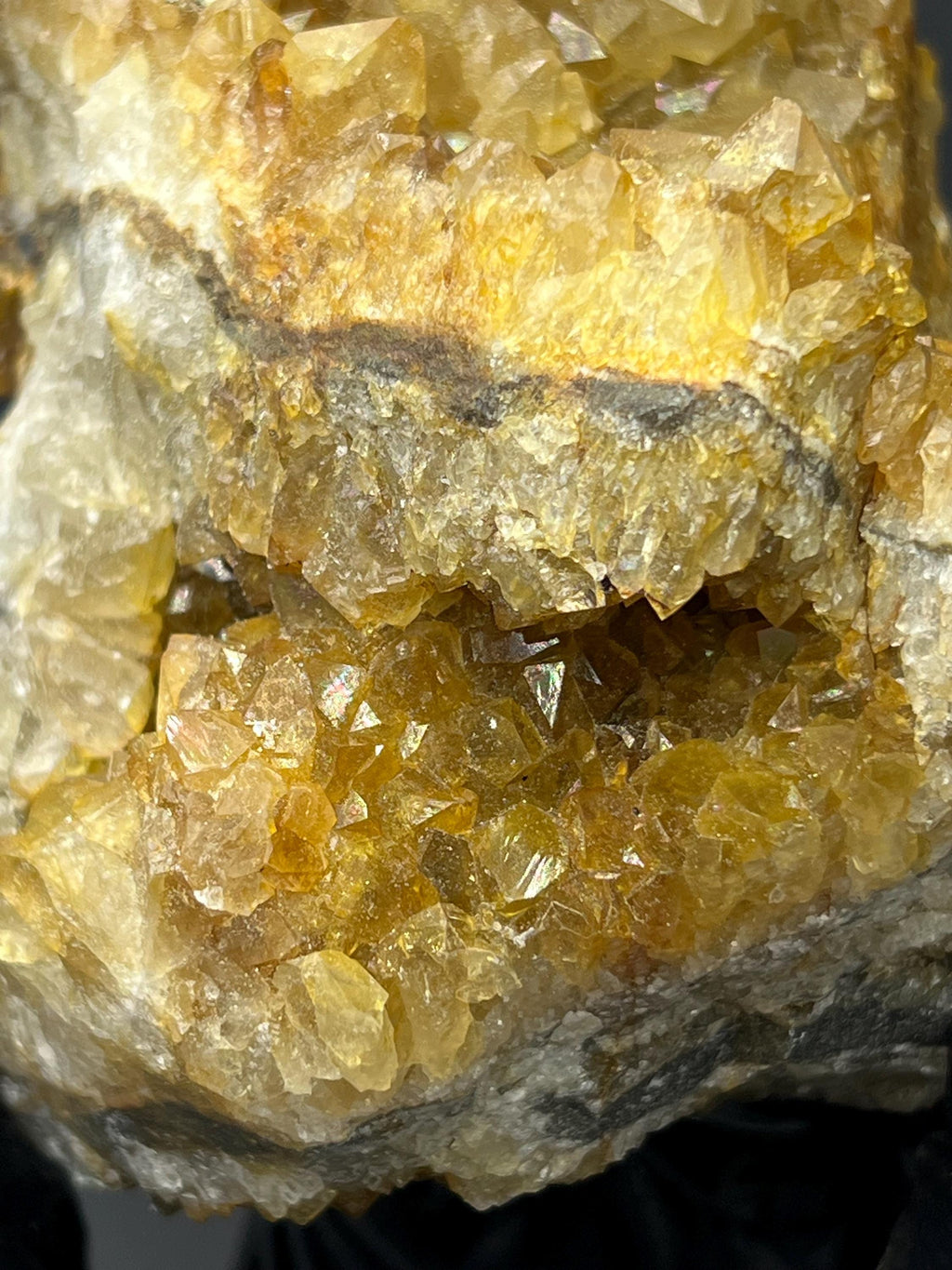 Iridescent Citrine Specimen - West Anatolia, Turkey - Crystal Gemstone AE 