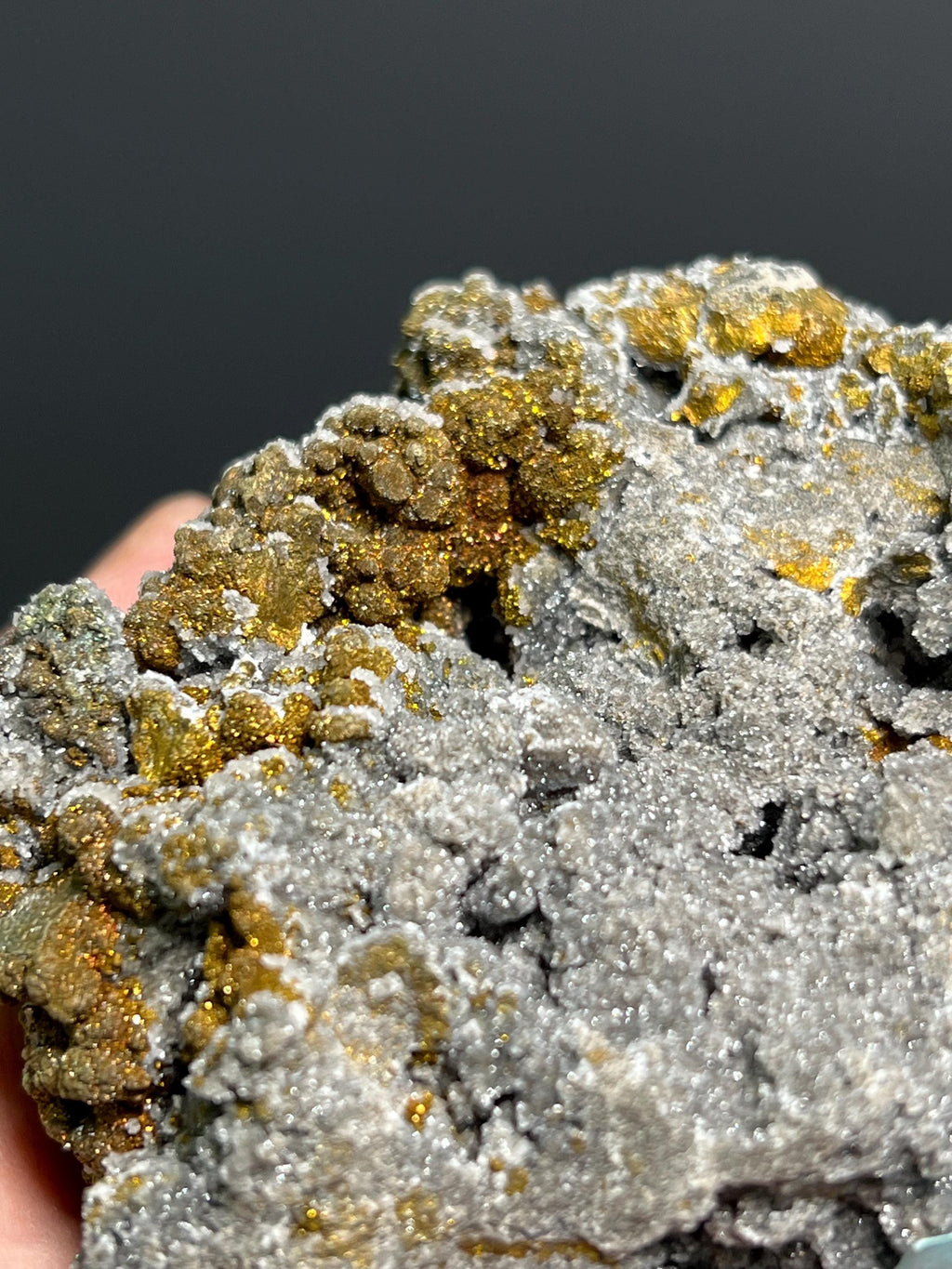 Calcite And Dolomite With Chalcopyrite, 440gram - Crystal Gemstone AE 