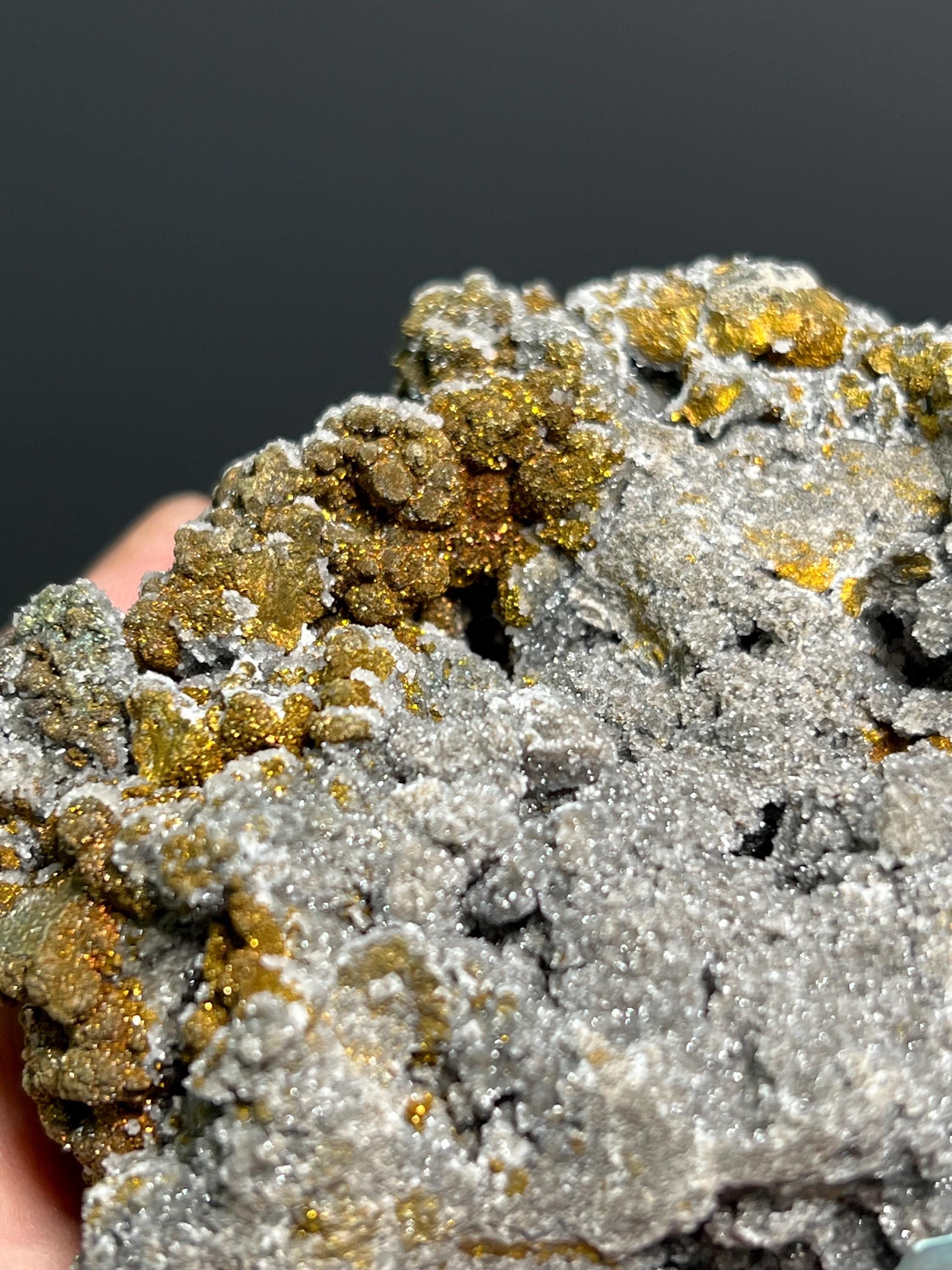 Calcite And Dolomite With Chalcopyrite, 440gram - Crystal Gemstone AE 