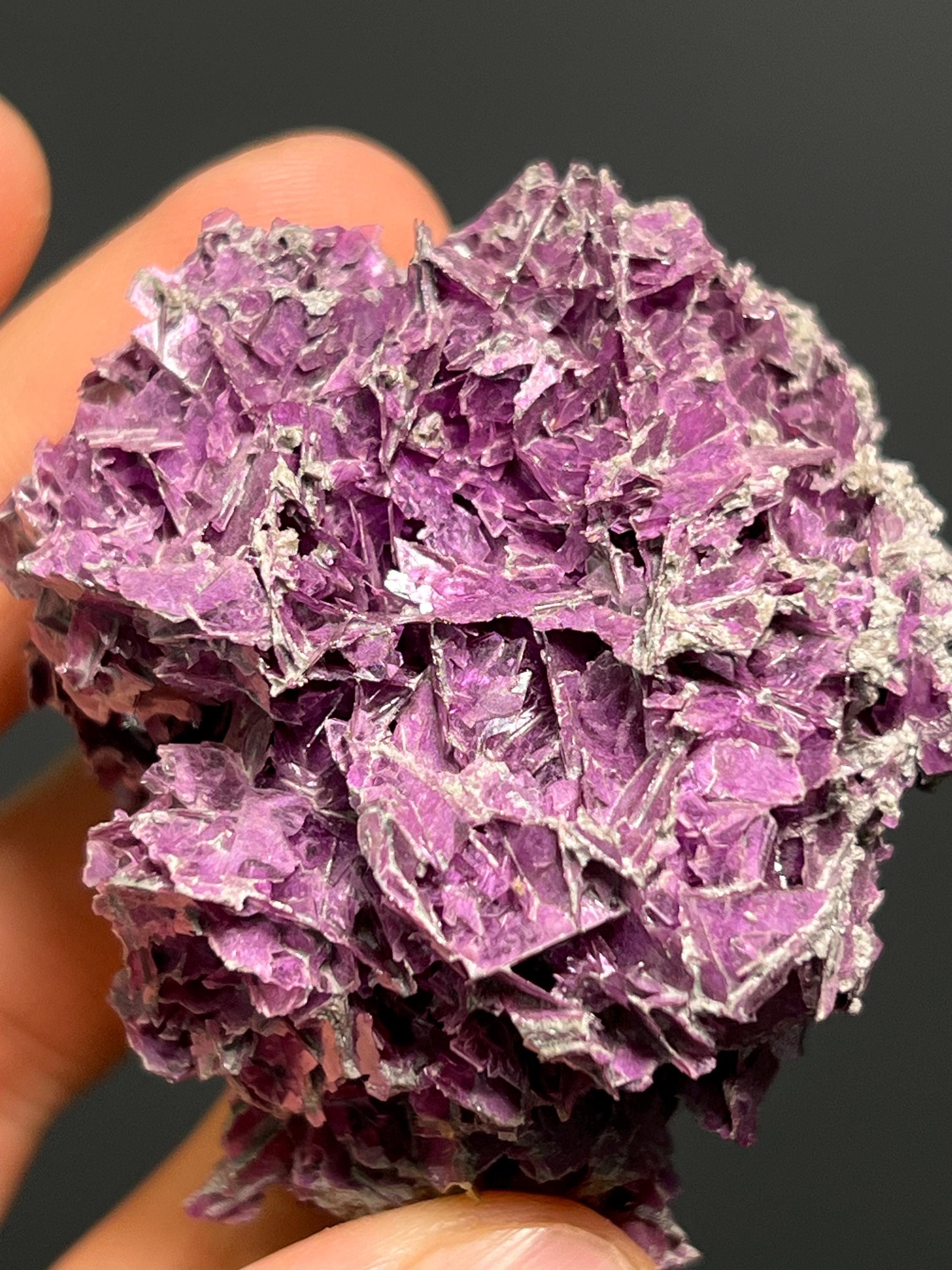 Purple Mica Lepidolite Crystal Specimen - Australia - Crystal Gemstone AE 