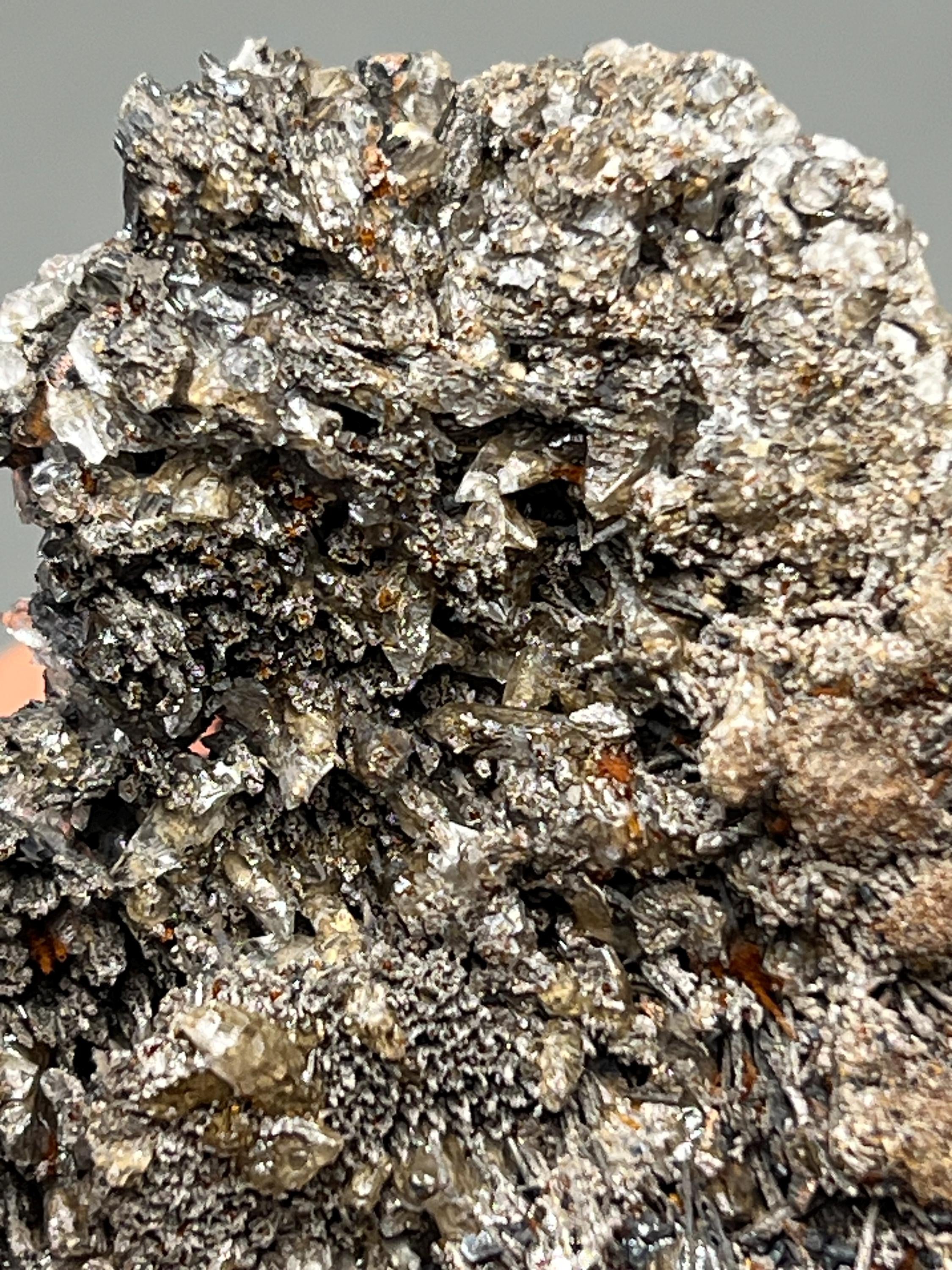 Very Showy And Unique, 2 Sided Crystal Calcite On Hematite, From Turkey - Crystal Gemstone AE 