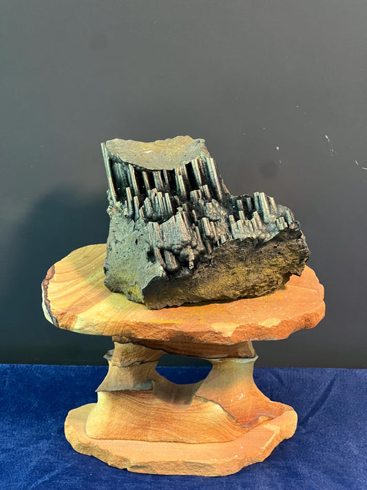 "Museum Grade" Golden Color Stalactite Goethite - Crystal Gemstone AE 