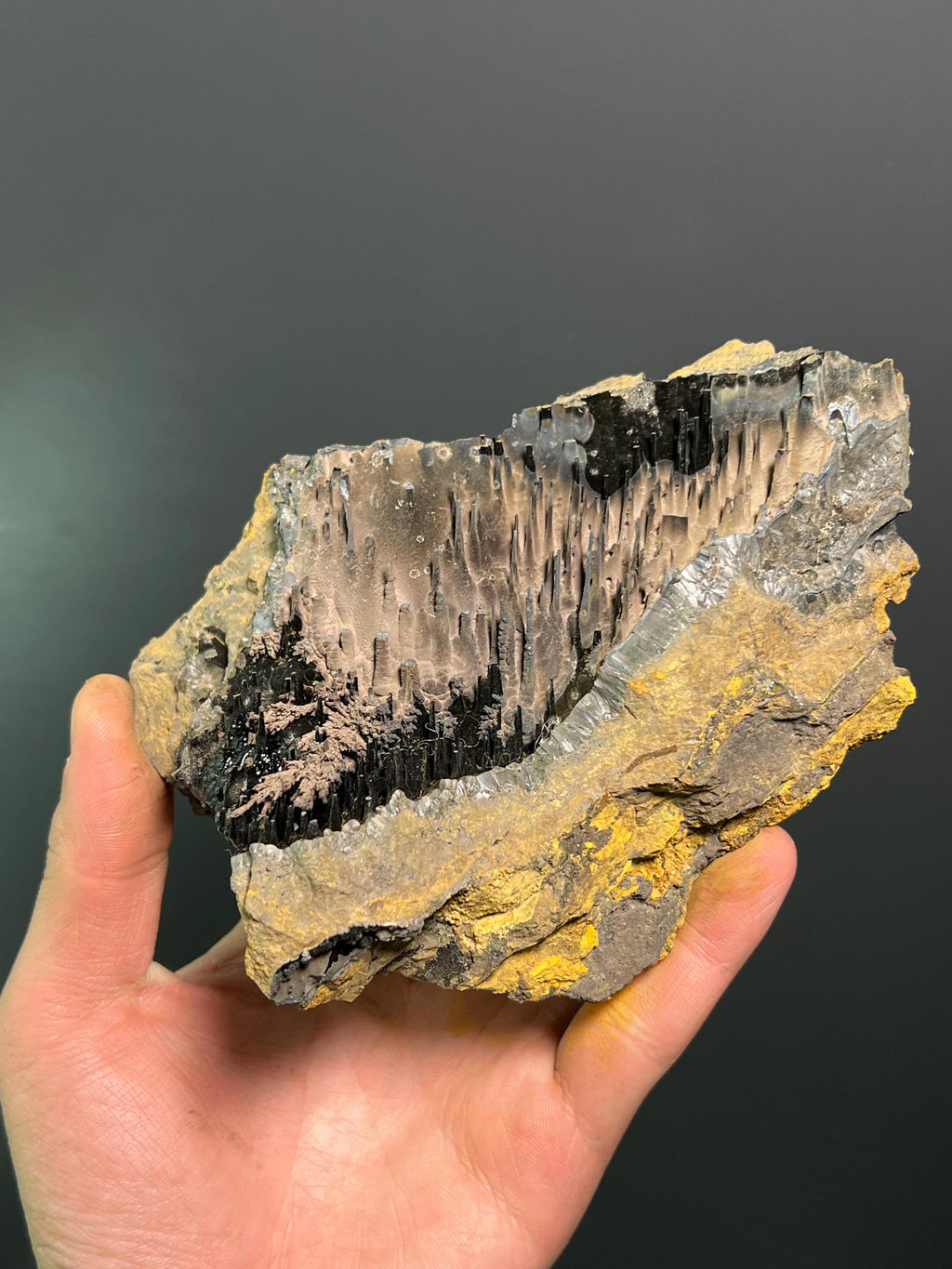 Museum Grade Specularite With Stalactite Goethite - Crystal Gemstone AE 