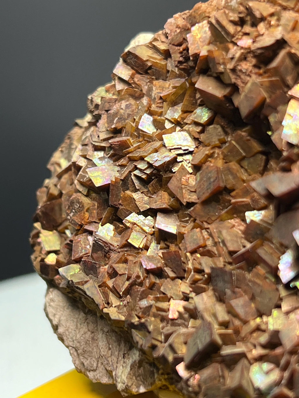 Museum Grade! Iridescent Crystal Iron Siderite, From Turkey - Crystal Gemstone AE 