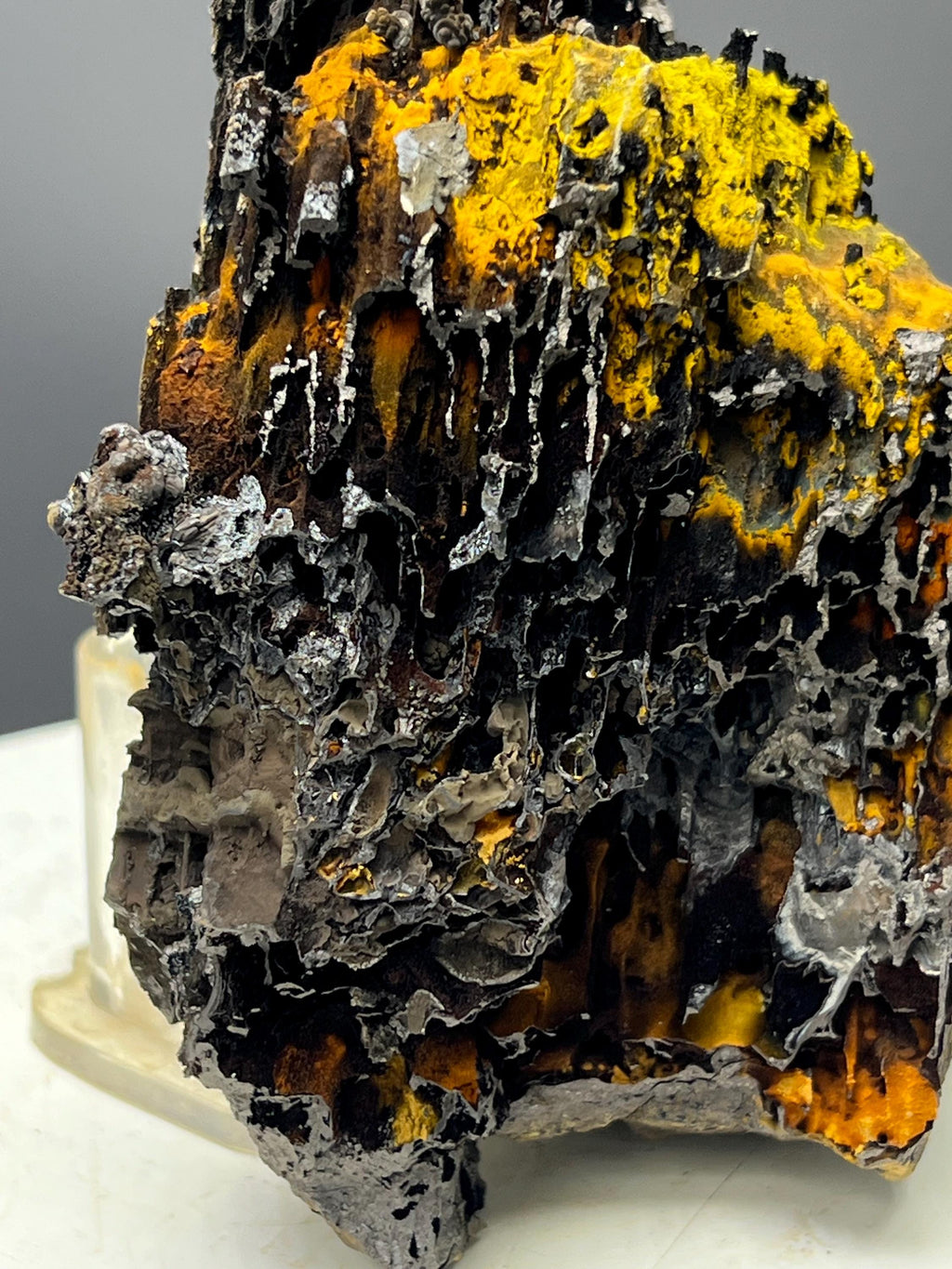 Very Showy, Limonite And Specularite With Stalactite Goethite Specimen, For Special Collection - Crystal Gemstone AE 