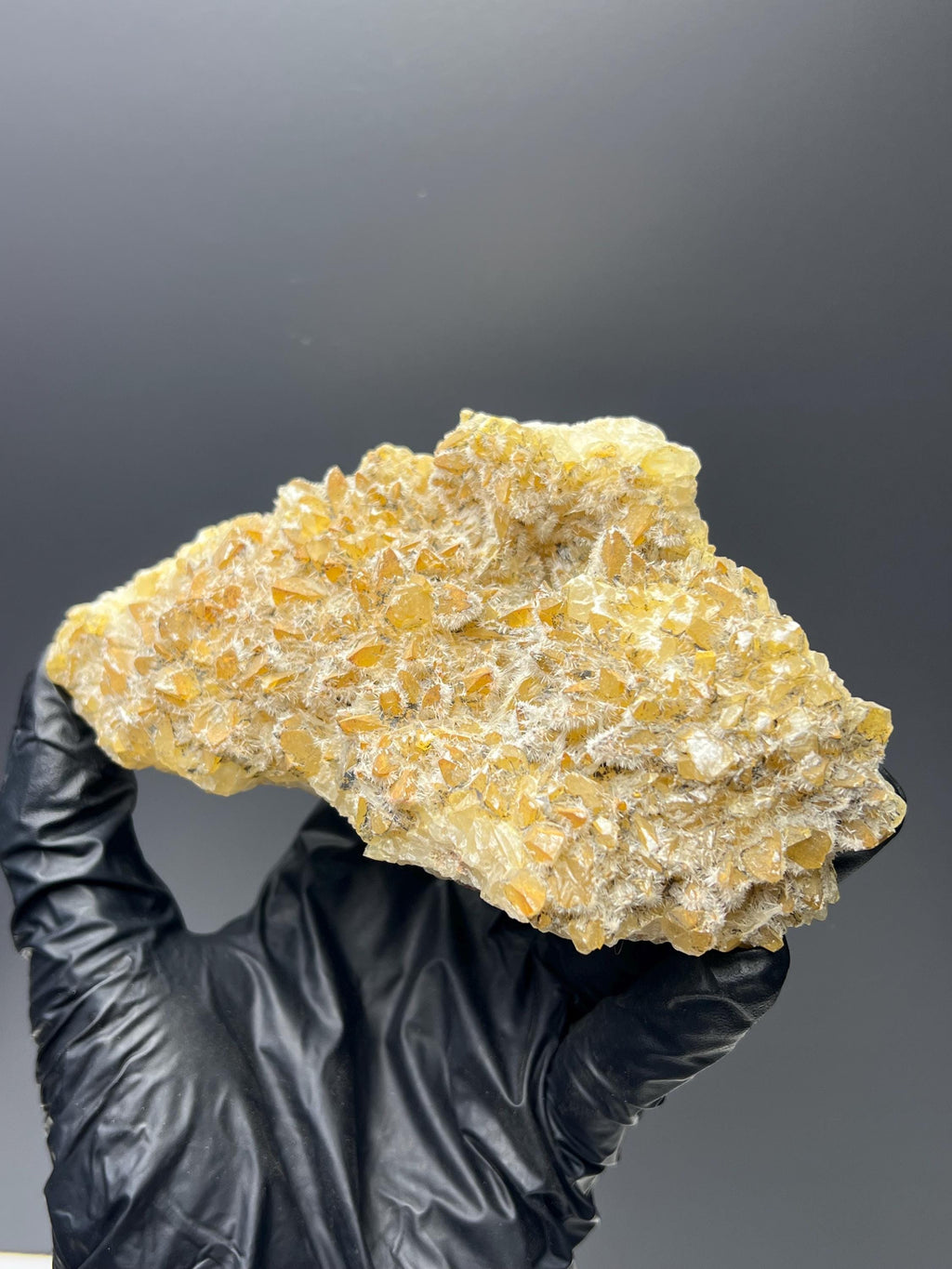 Feather Crystal Calcite Specimen - Crystal Gemstone AE 
