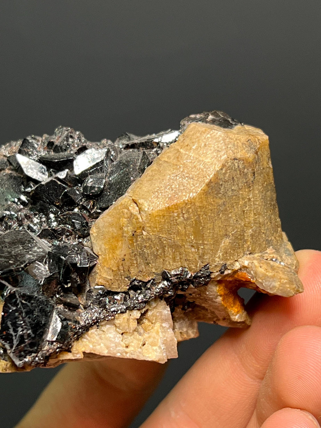 Special! Titanite Microcline Specimen, 166gram - Crystal Gemstone AE 