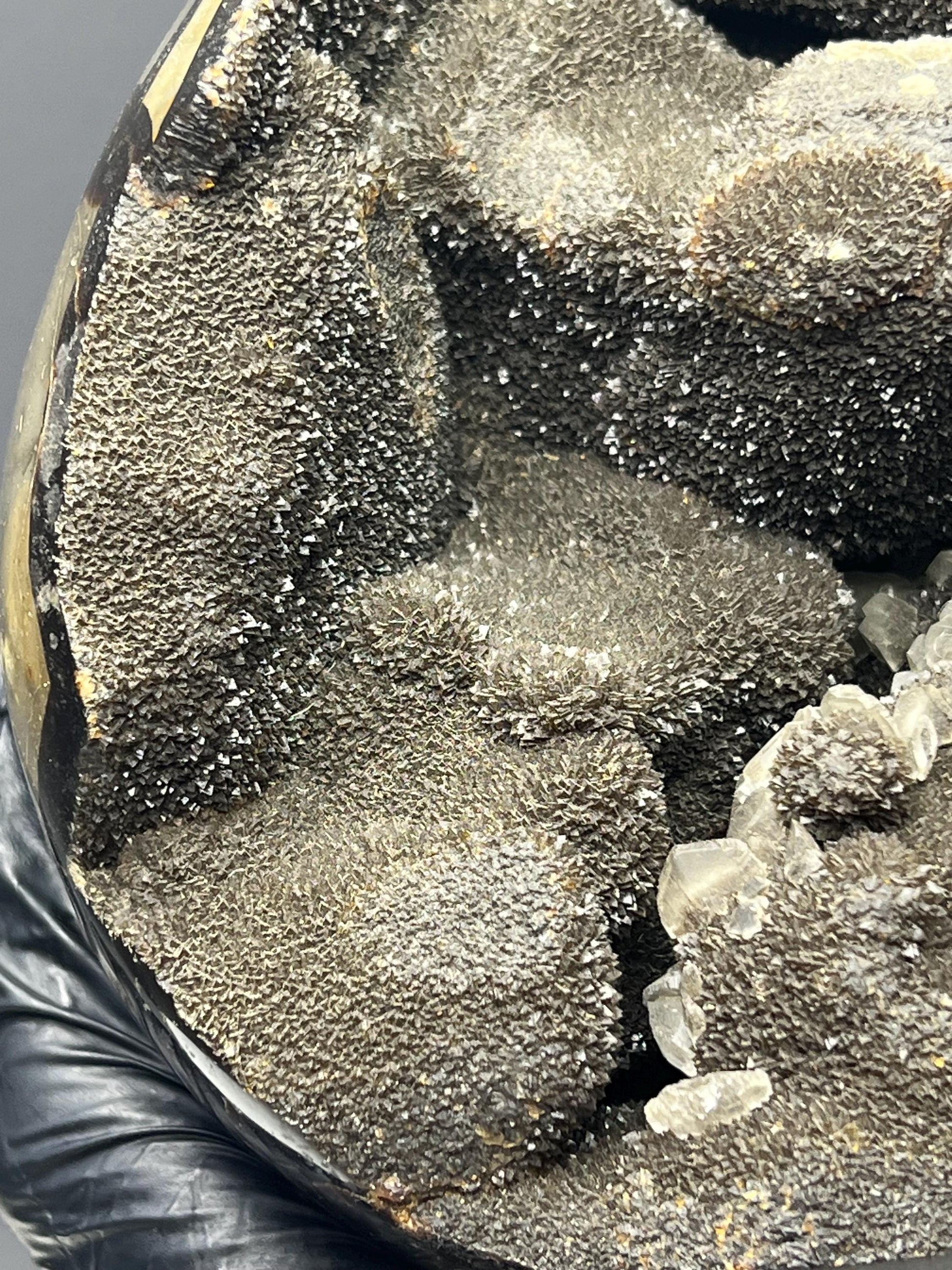 XL Polished Septarian Egg - Crystal Gemstone AE 