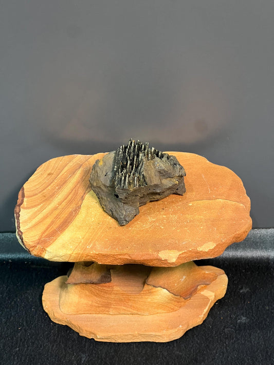 Showy Golden Color Stalactite Goethite - Crystal Gemstone AE 