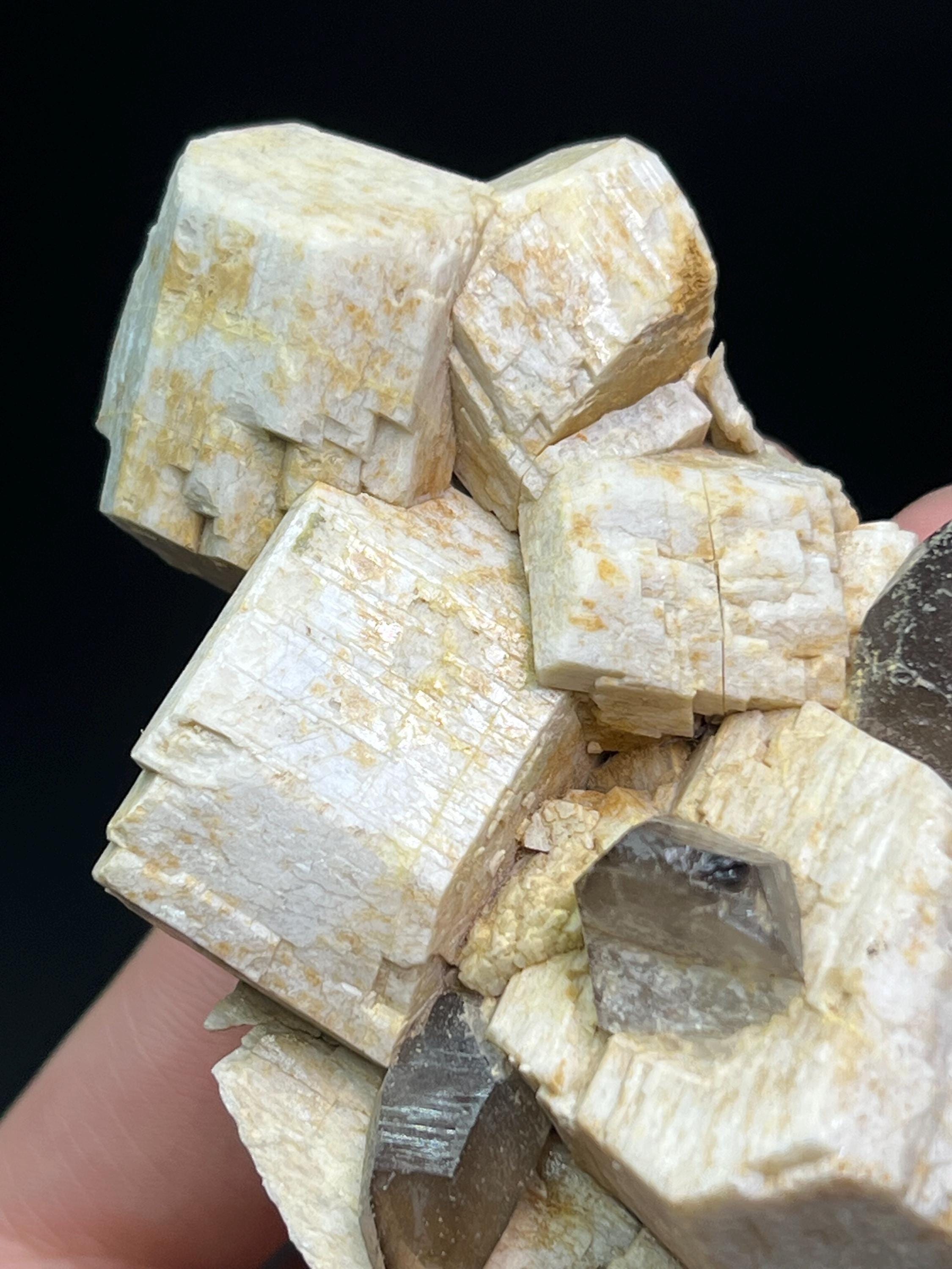 Smoky Quartz With Dolomite - Crystal Gemstone AE 