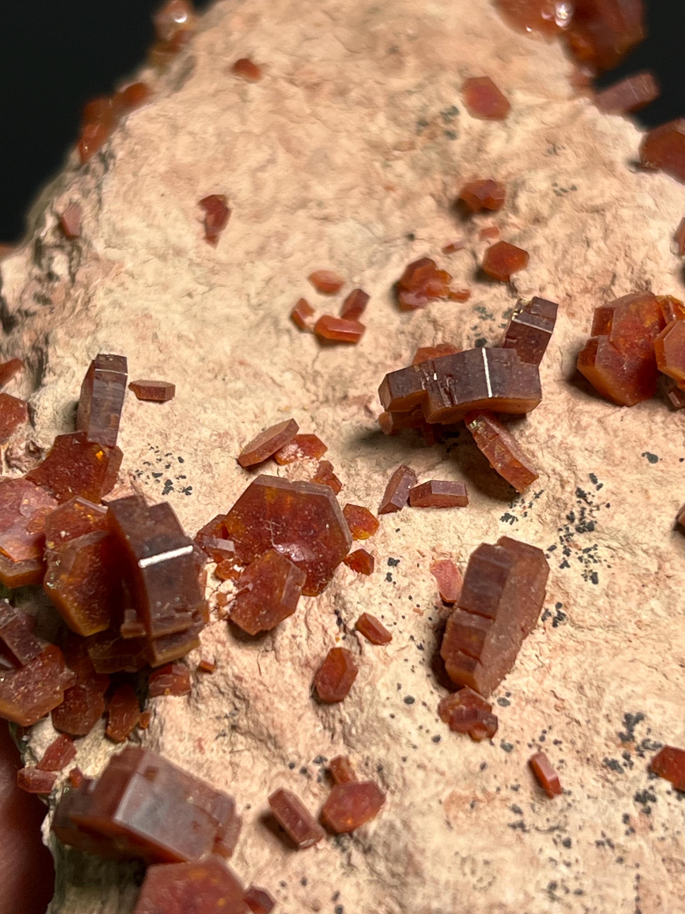 Vanadinite Specimen, 198gram - Crystal Gemstone AE 