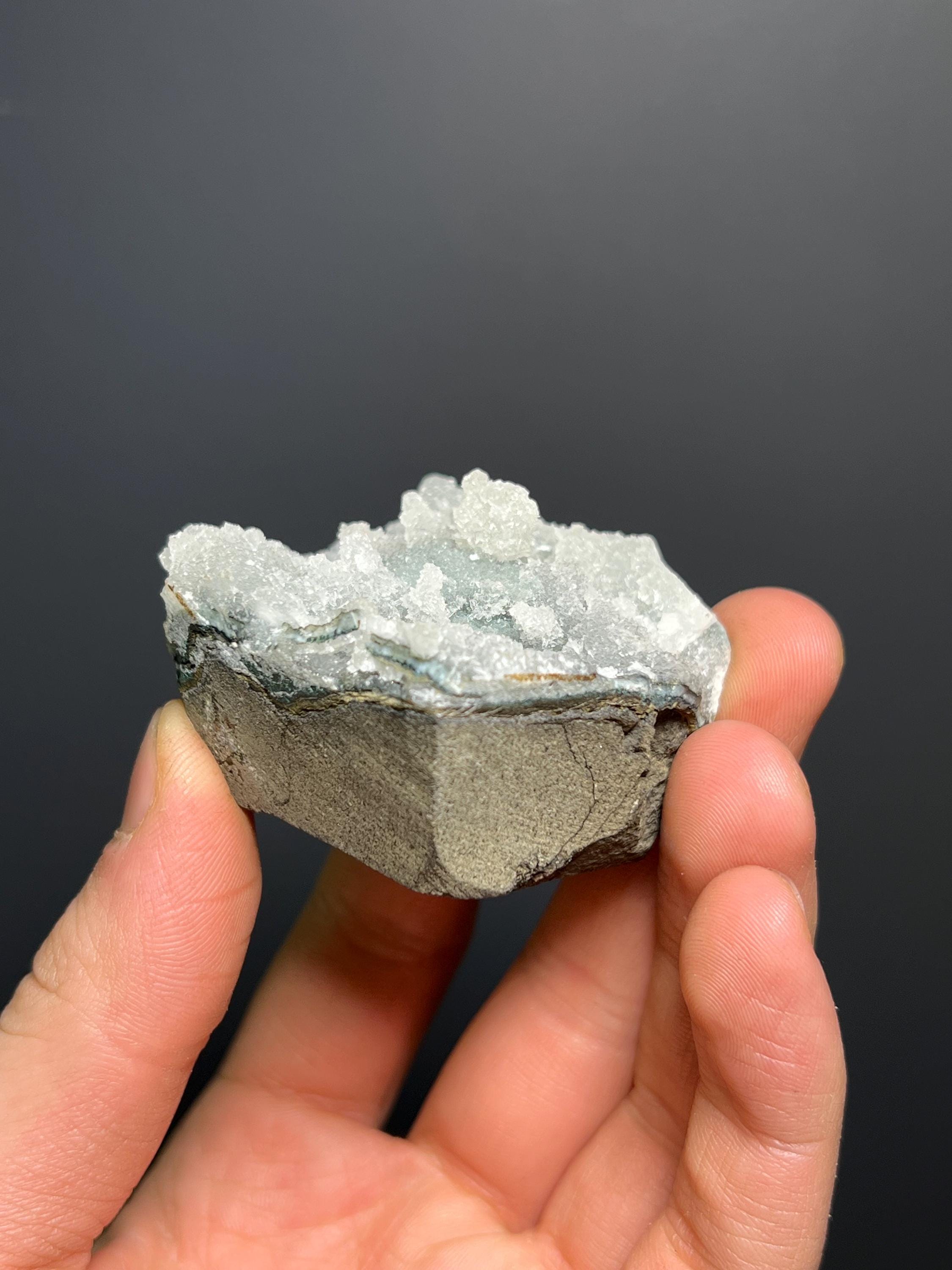 Chalcedony Druzy - Peru - Crystal Gemstone AE 