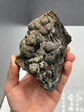 Very Unique, Specularite and limonite on stalactite Goethite, From Turkey - Crystal Gemstone AE 