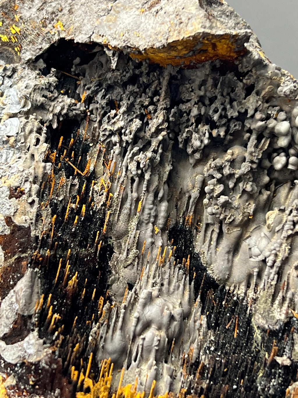 Museum Grade, Specularite And Limonite With Stalactite Goethite Specimen - Crystal Gemstone AE 