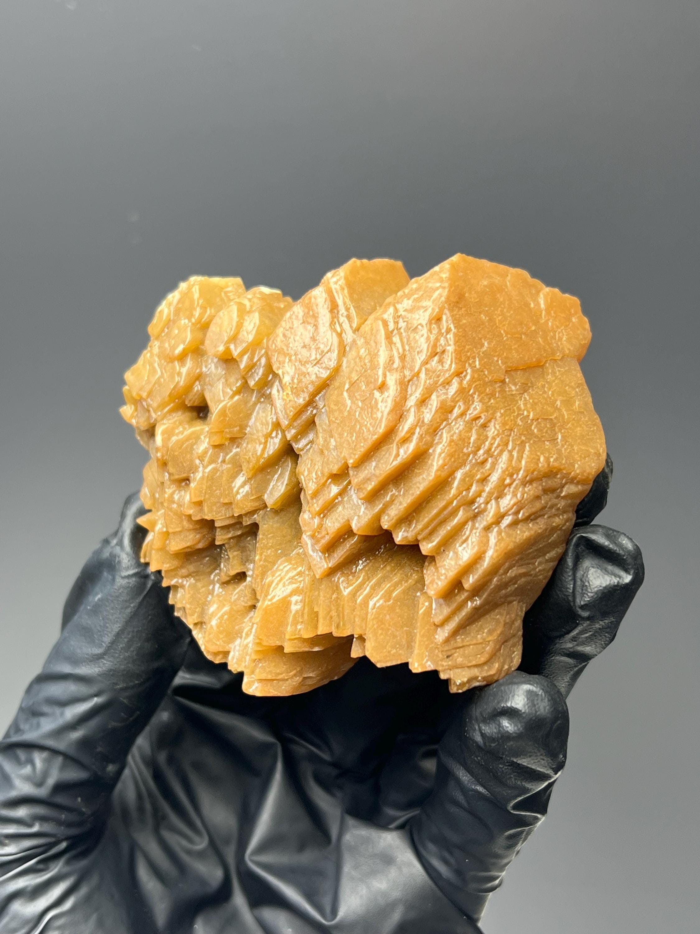 Very Special! Cathedral Formation Orange Crystal Calcite - Crystal Gemstone AE 