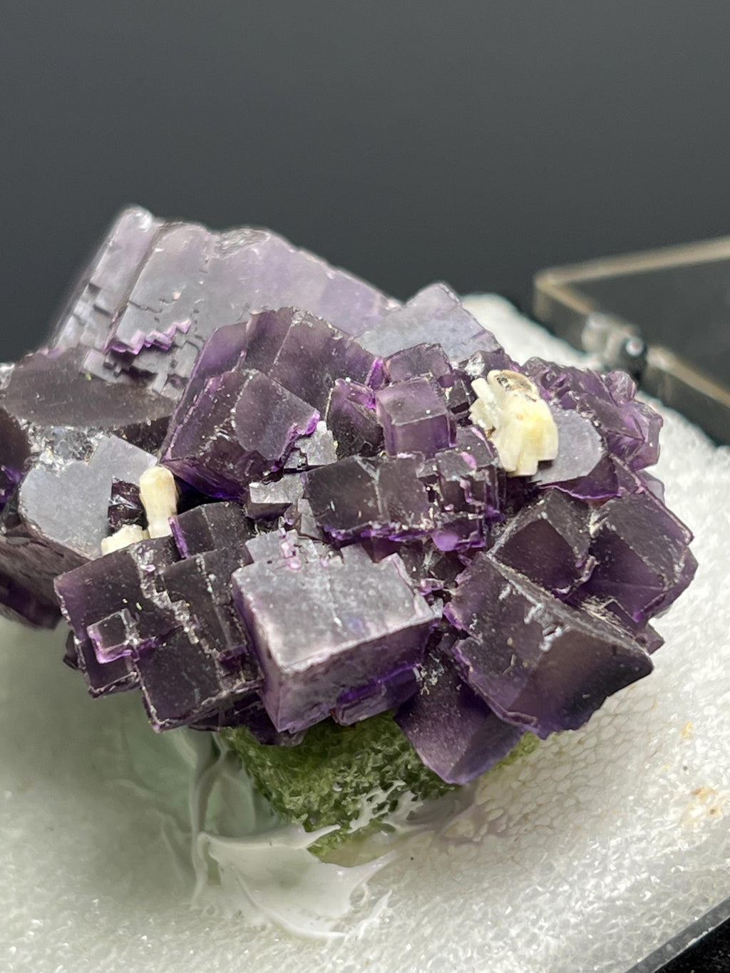 Beautiful Purple Fluorite Specimen - Crystal Gemstone AE 