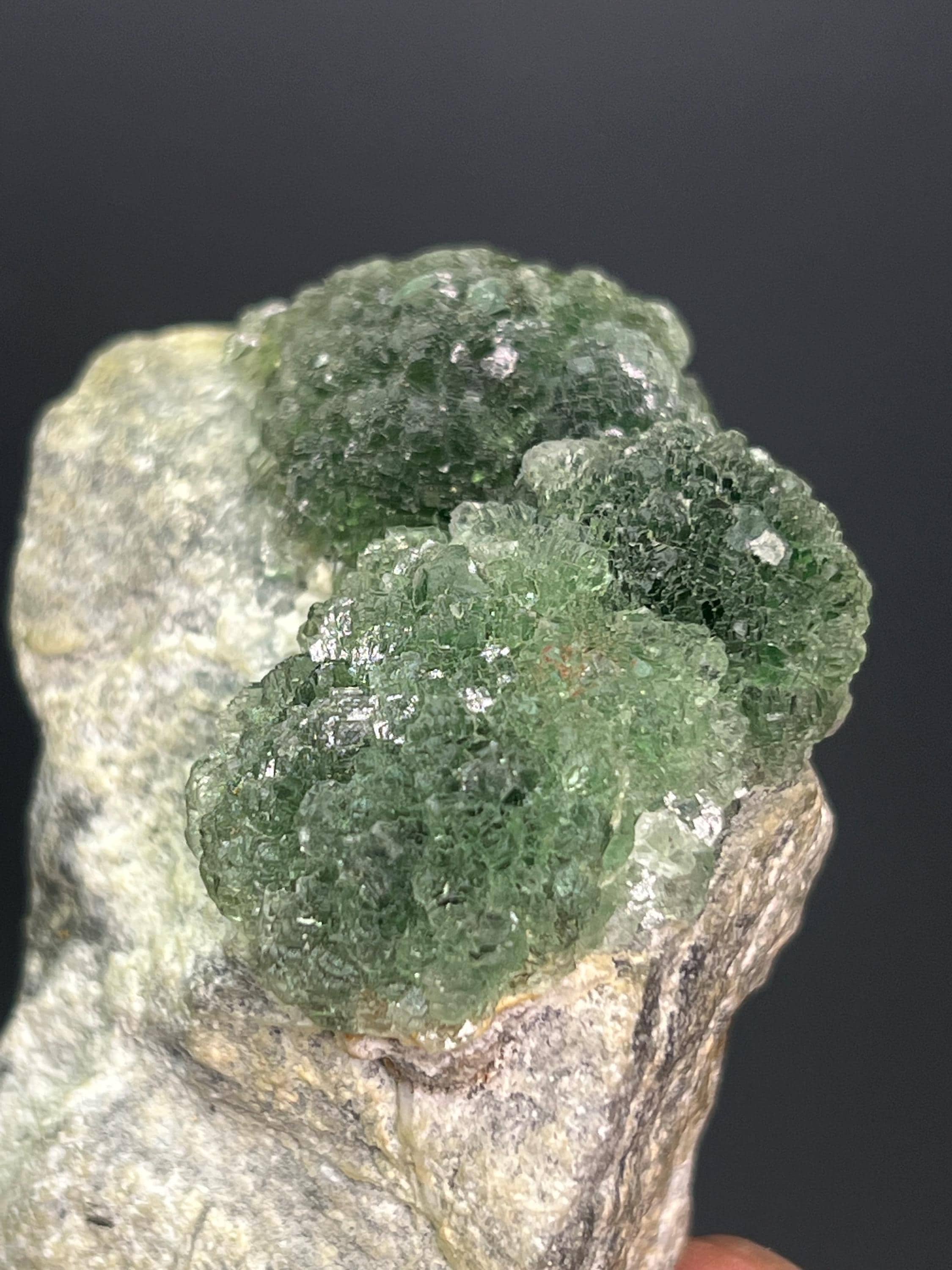 Prehnite Specimen, India - Crystal Gemstone AE 