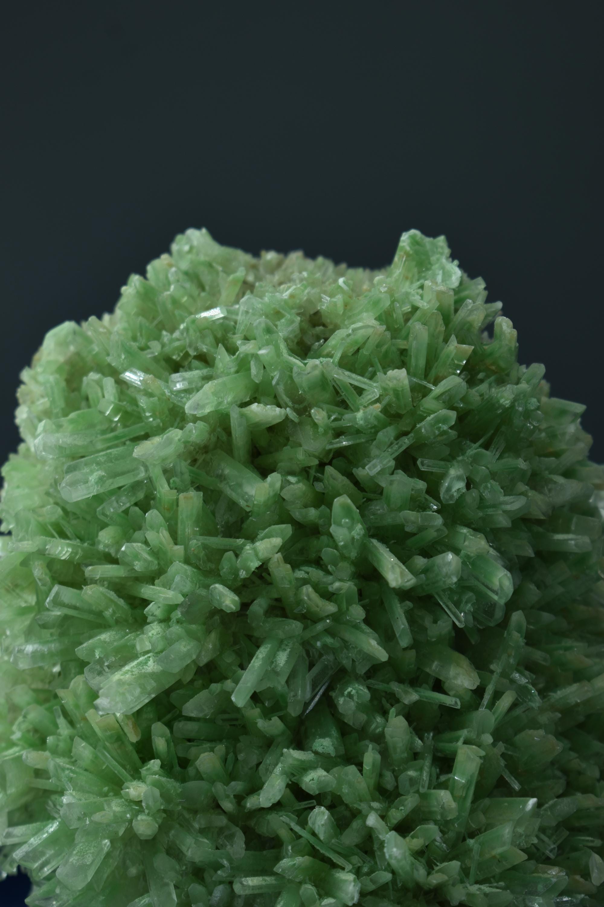 Green Selenite Crystal, Special Collection Piece - Crystal Gemstone AE 