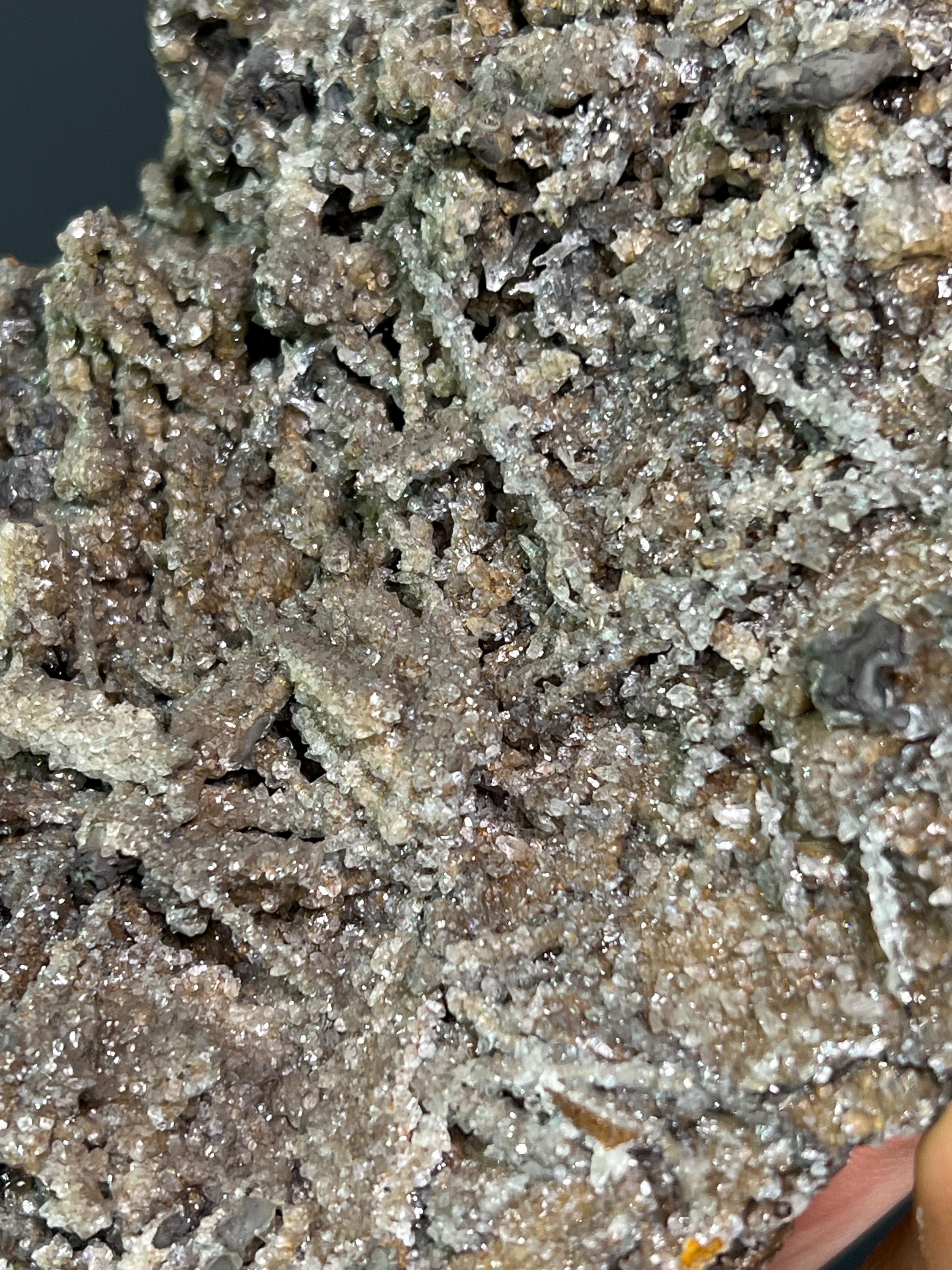 Crystal Calcite With Special Formation Stalactite Goethite - Crystal Gemstone AE 