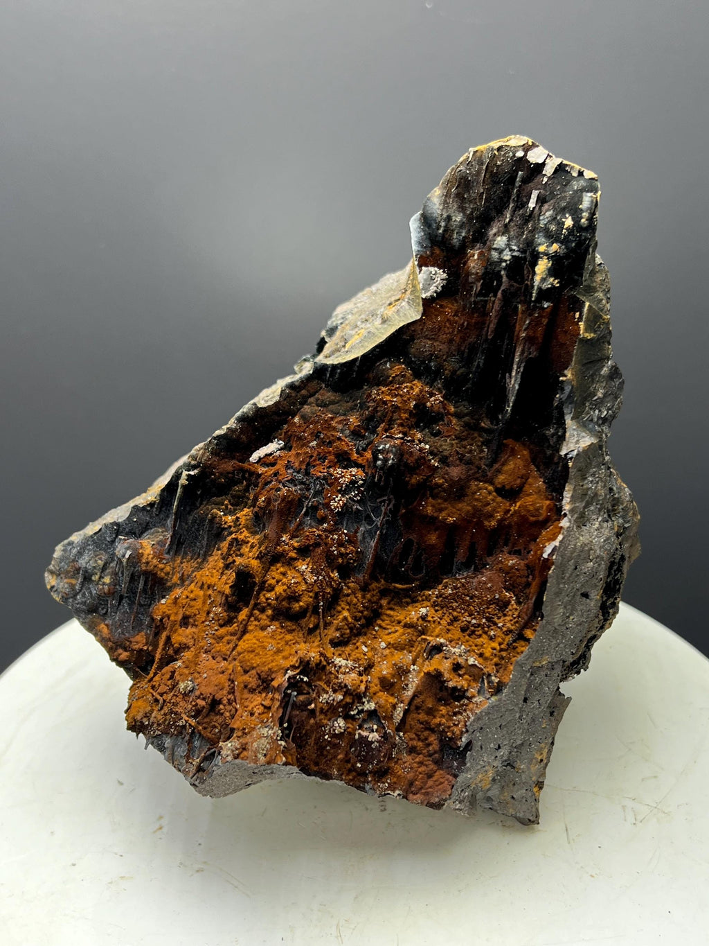 Museum Grade, Very Showy Limonite And Specularite With Stalactites Goethite Specimen - Crystal Gemstone AE 