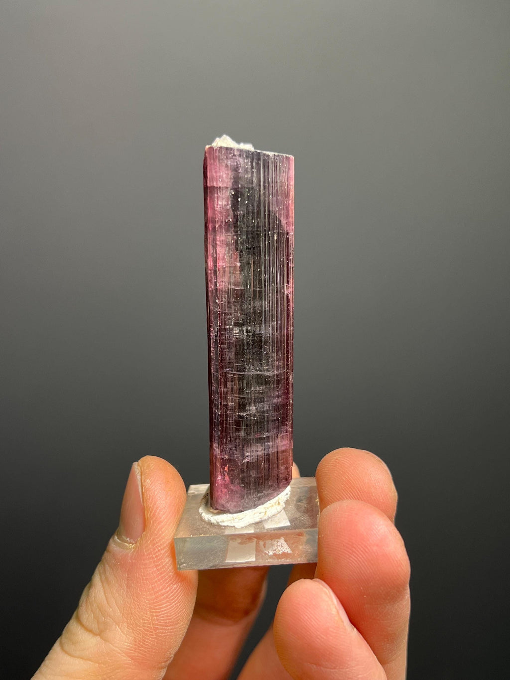 Special Elbaite Tourmaline Specimen - Crystal Gemstone AE 