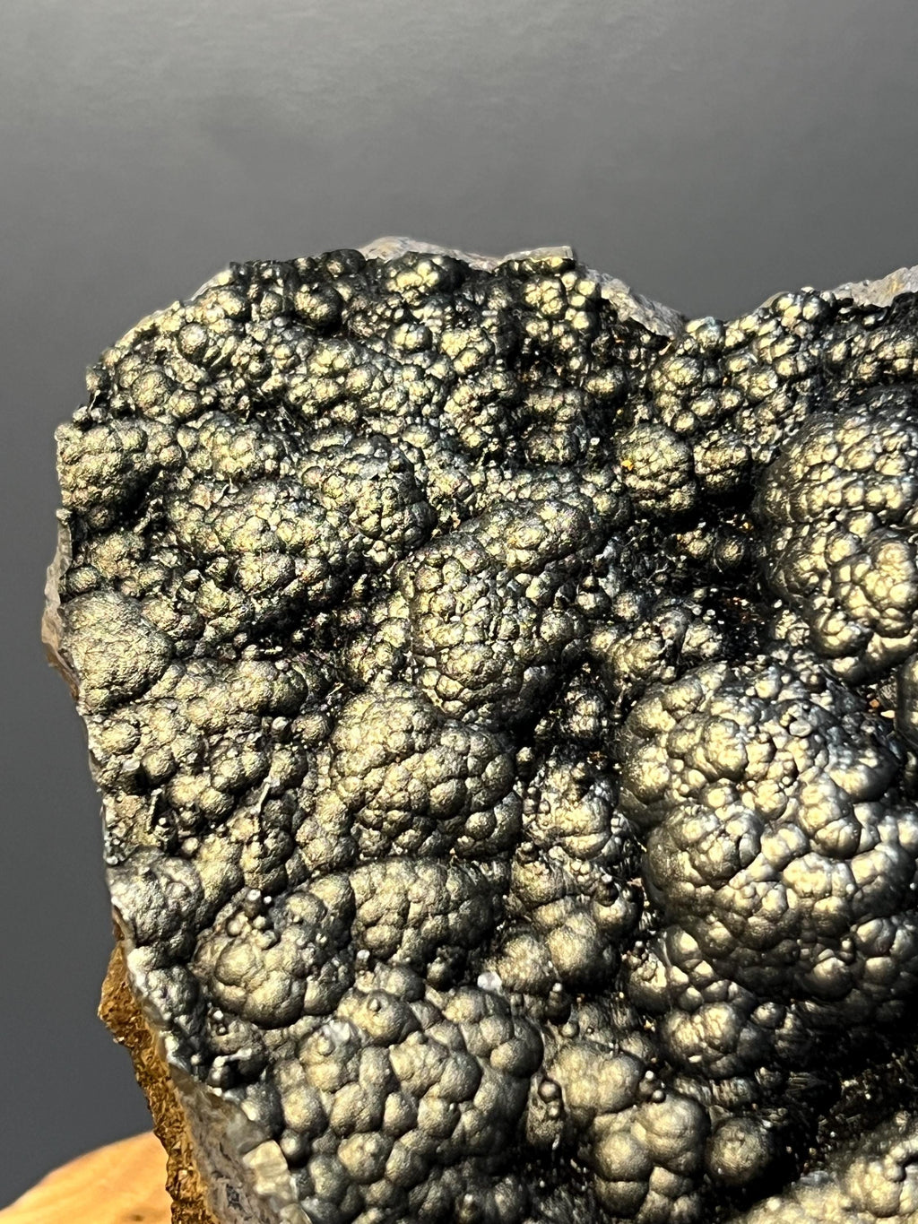 Museum Quality! Very Special Golden Color Botryoidal Goethite - Crystal Gemstone AE 