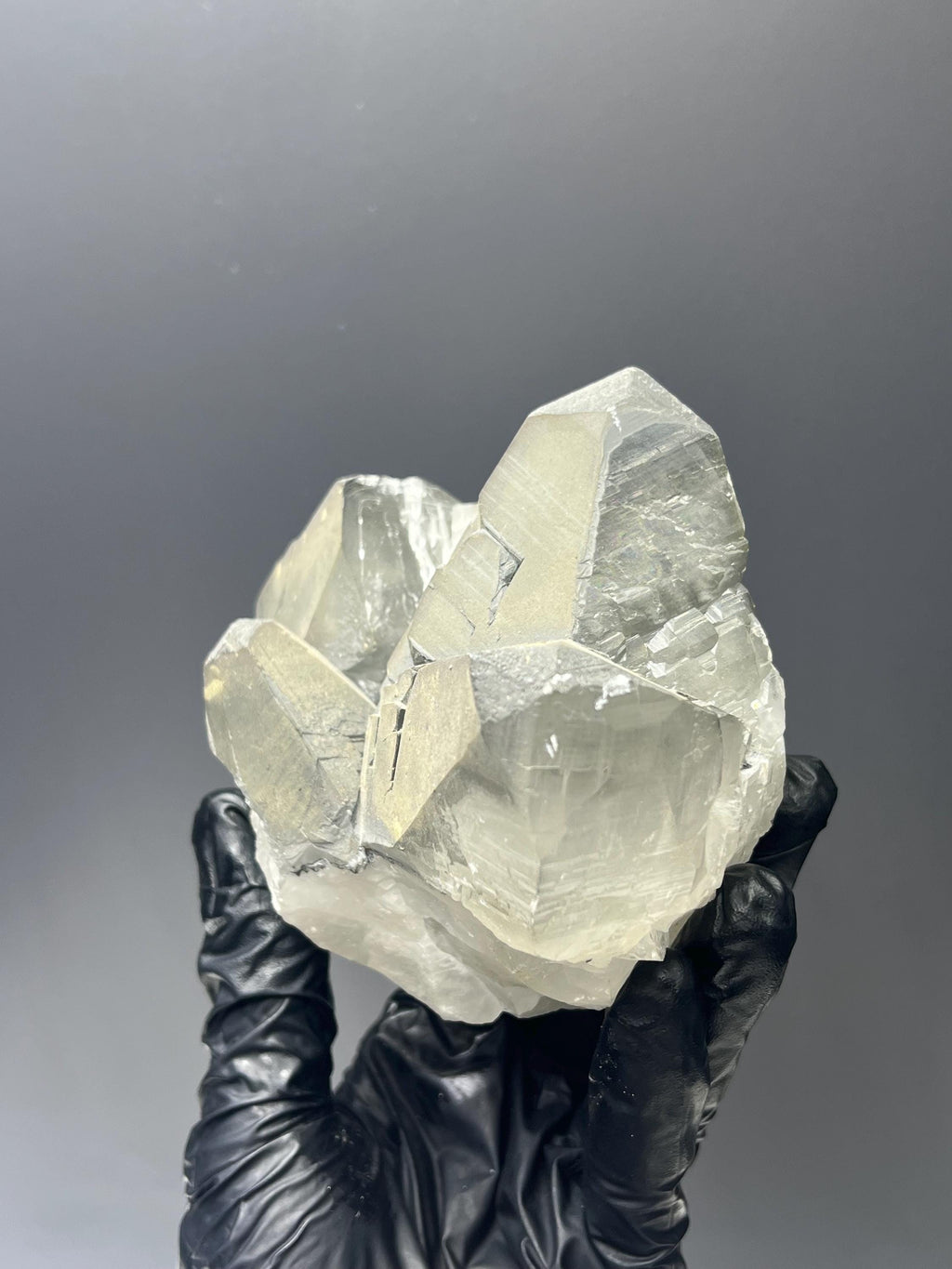 Pyrite Alloy Gray Crystal Calcite - Crystal Gemstone AE 