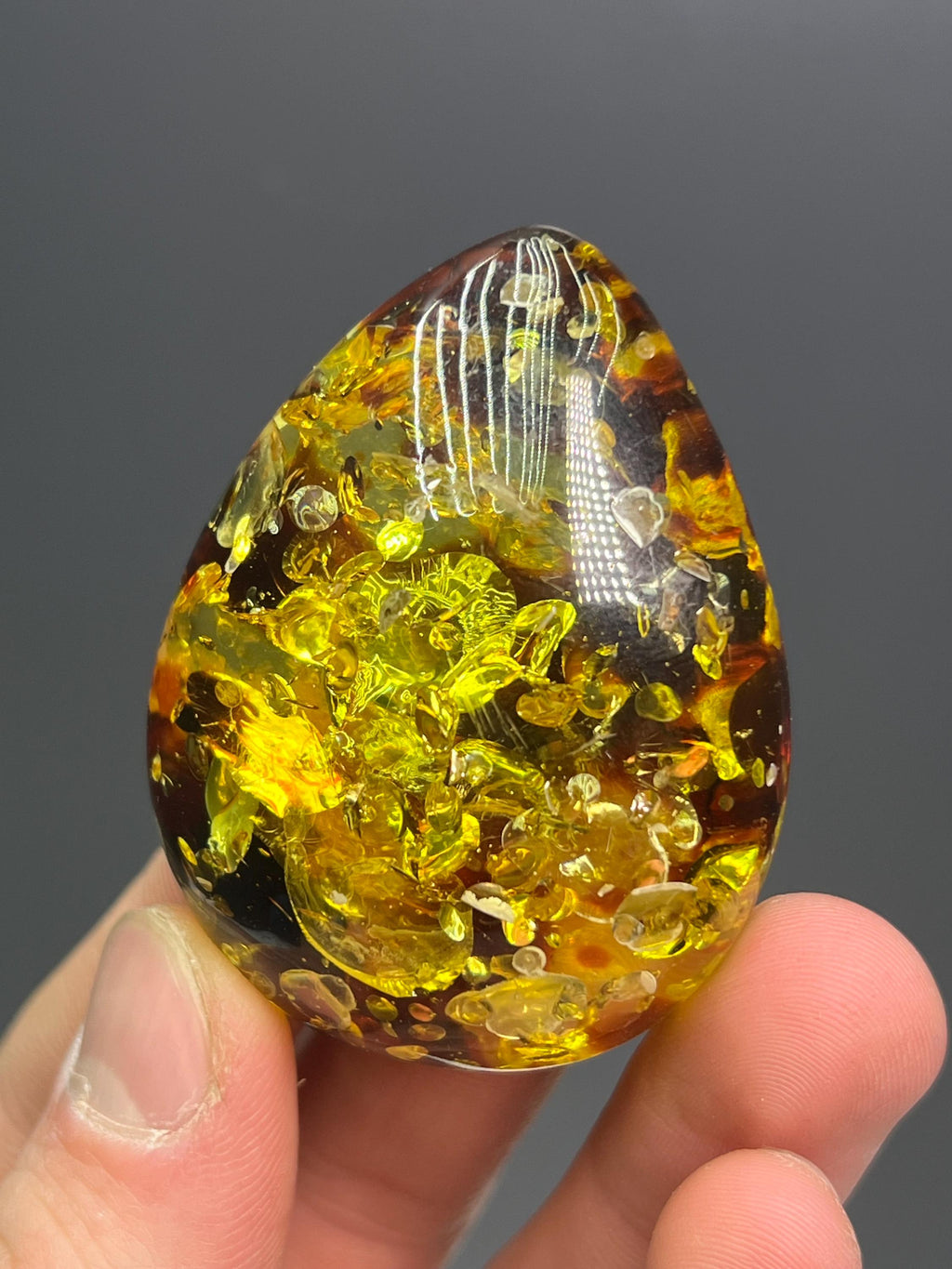 Amber Specimen - Russia - Crystal Gemstone AE 
