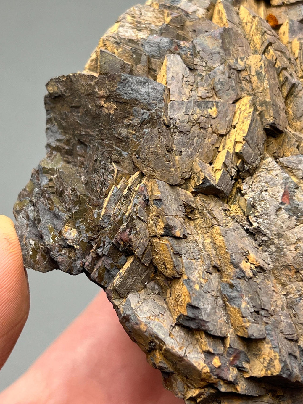 Very Special, Limonite On Iron Siderite, From Turkey - Crystal Gemstone AE 