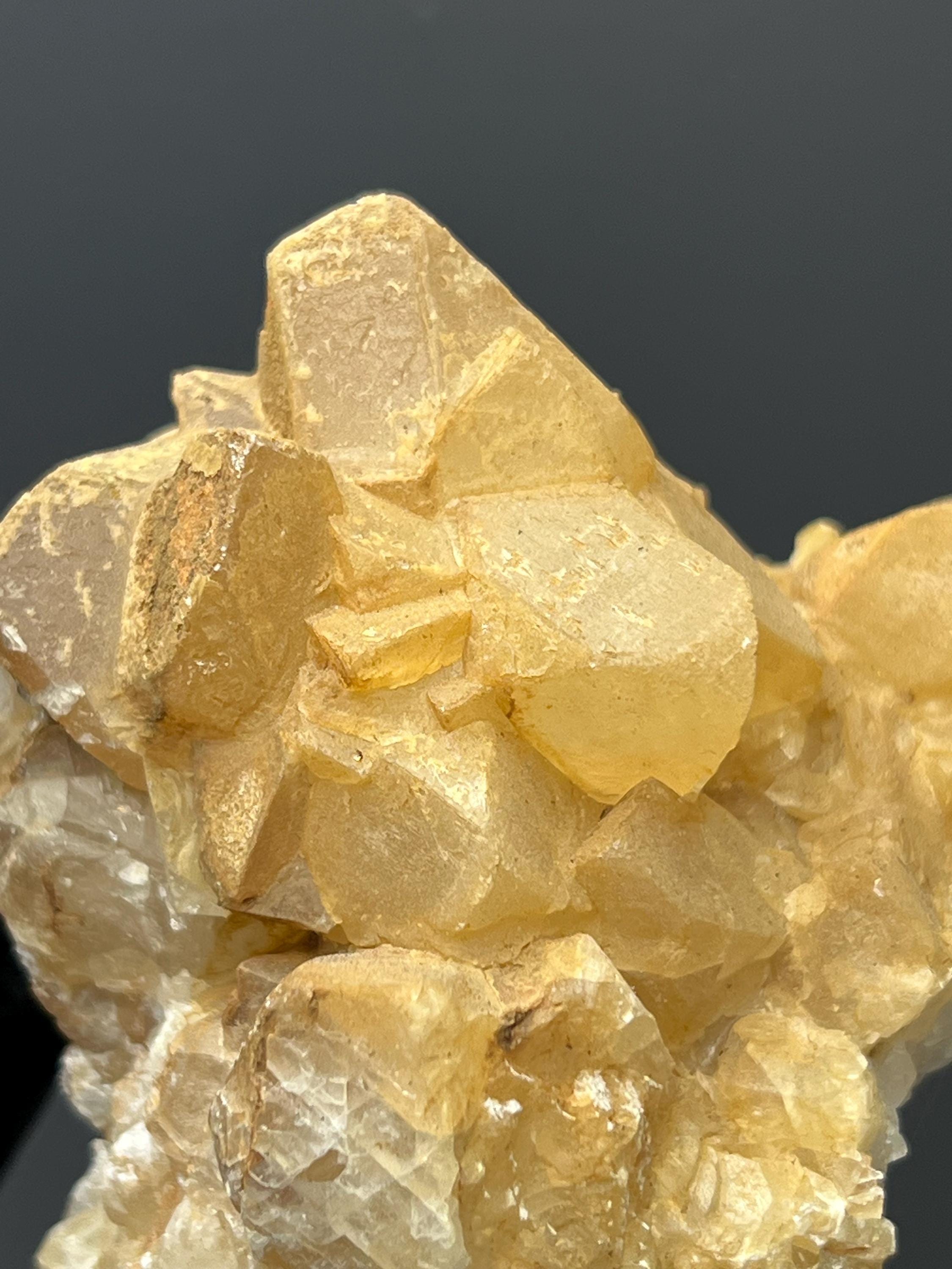 Orange Crystal Calcite - Crystal Gemstone AE 