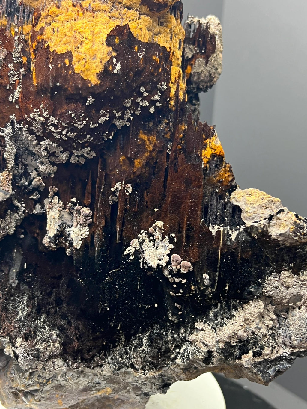 Museum Quality! Extra Big, Limonite And Specularite With Stalactite Goethite, For Special Collection - Crystal Gemstone AE 