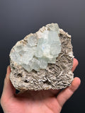 Museum Grade, Aquamarine With Muscovite Specimen, 700gram - Crystal Gemstone AE 