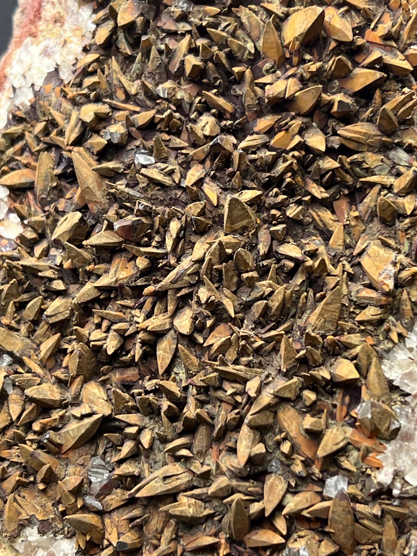 Large Size Feather Brown Crystal Calcite Specimen