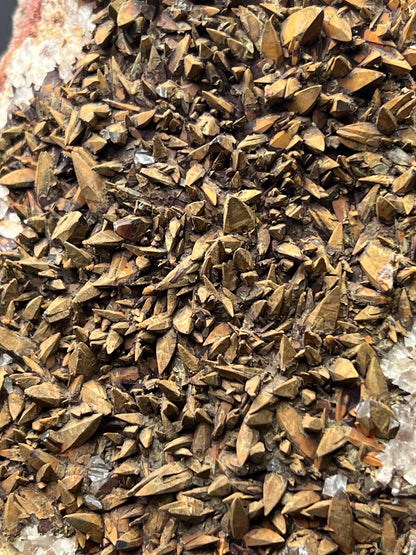 Large Size Feather Brown Crystal Calcite Specimen