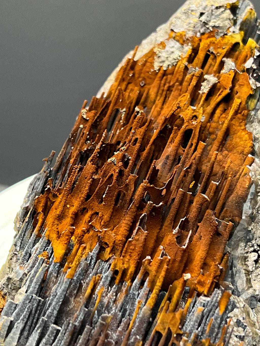 Museum Grade Very Showy Limonite With Velvet Function Stalactite Goethite, For Special Collection - Crystal Gemstone AE 