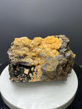 Very Showy, Cubic Crystals Calcite On Goethite Specimen - Crystal Gemstone AE 