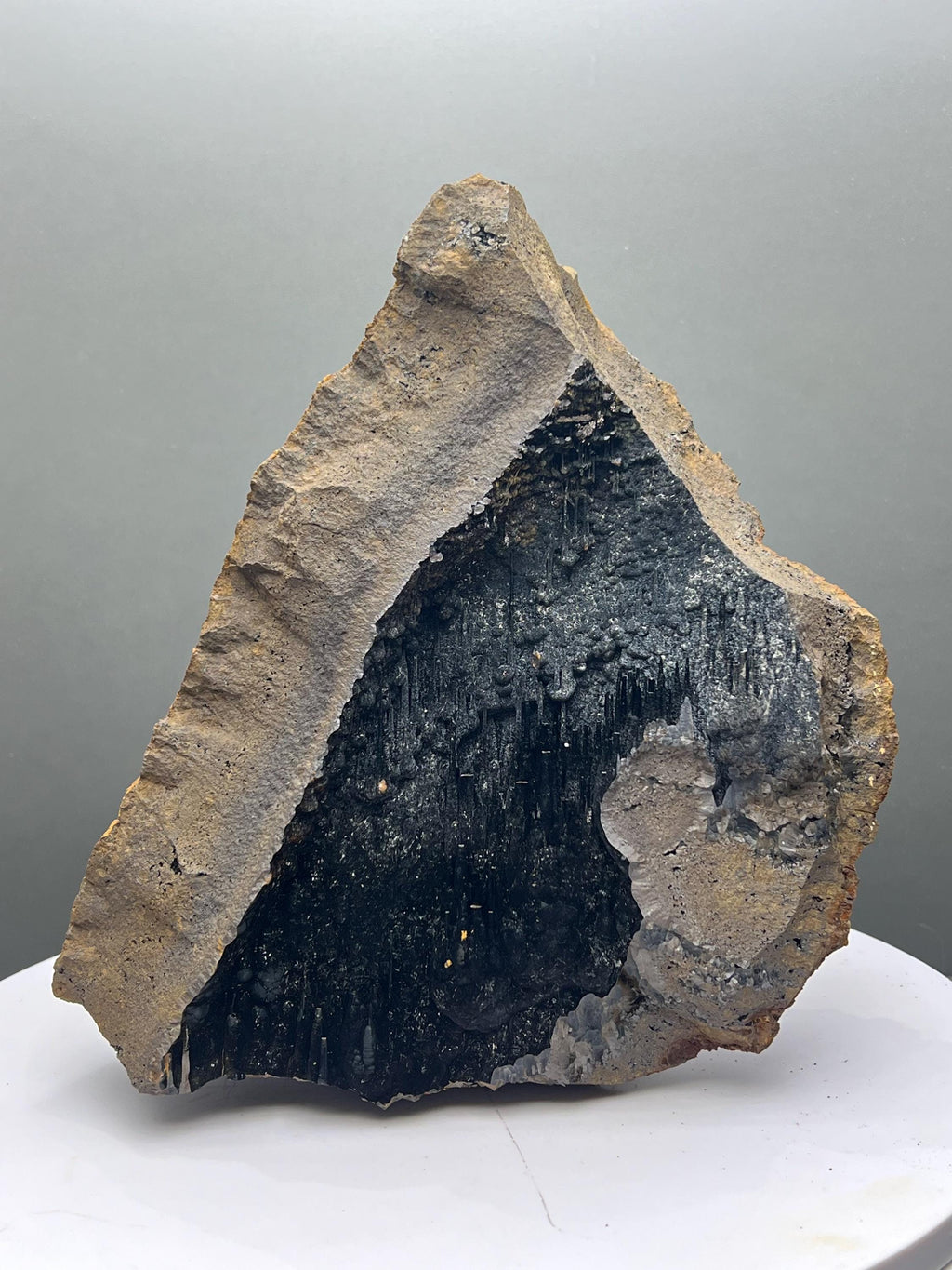 Museum Quality, Extra Large Stalactite Goethite Mineral, For Special Collections - Crystal Gemstone AE 