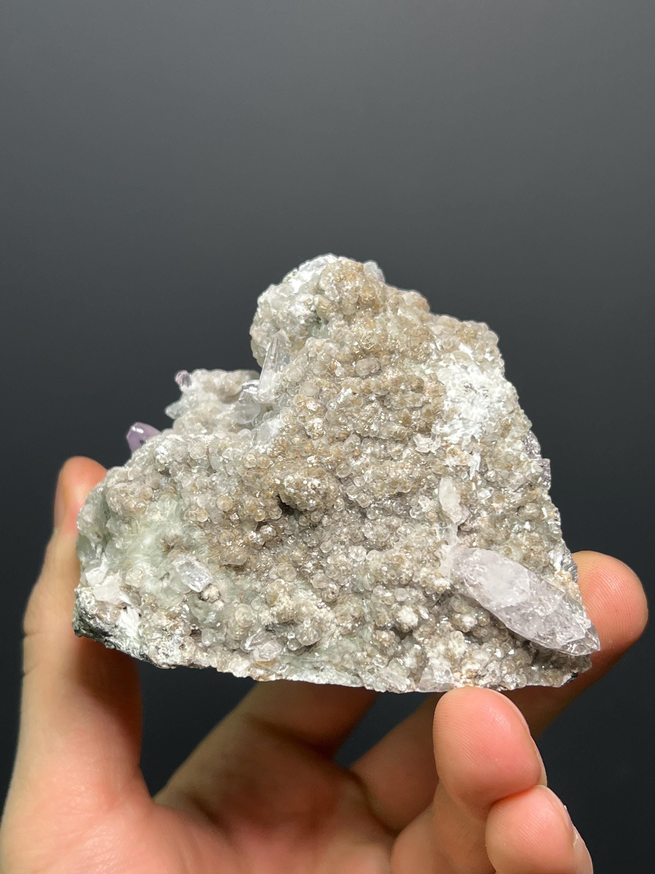 Quartz War Amethyst Specimen - Crystal Gemstone AE 