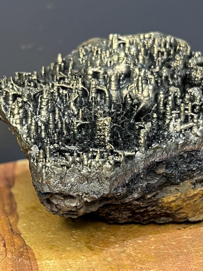 Museum Grade! Very Special Golden Color Stalactite Goethite Specimen - Crystal Gemstone AE 