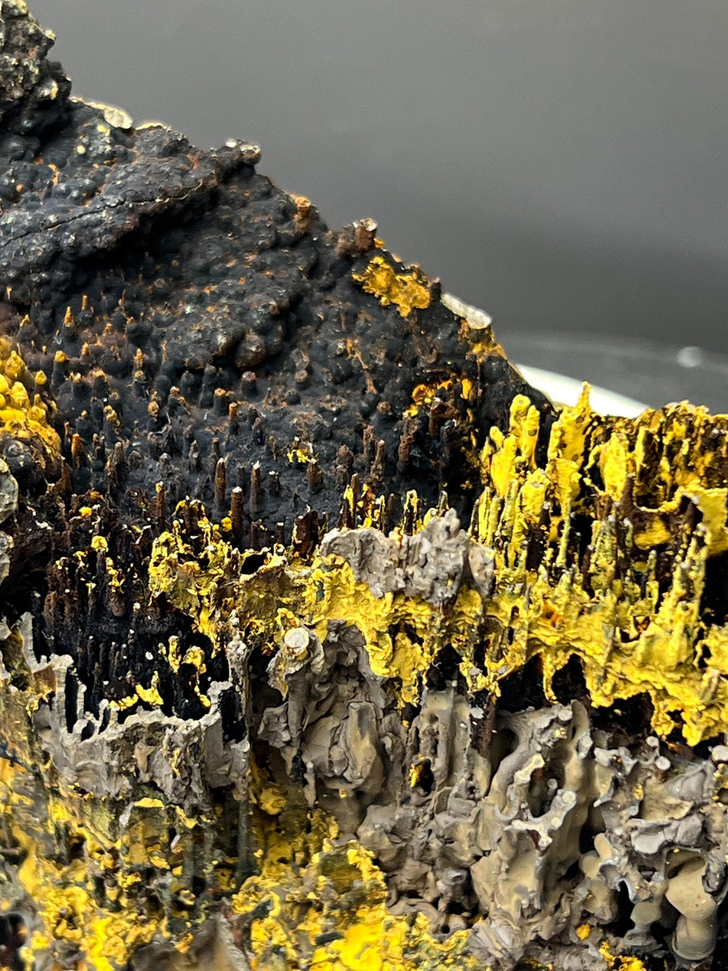 Very Showy, Limonite And Specularite With Stalactite Goethite Specimen - Crystal Gemstone AE 