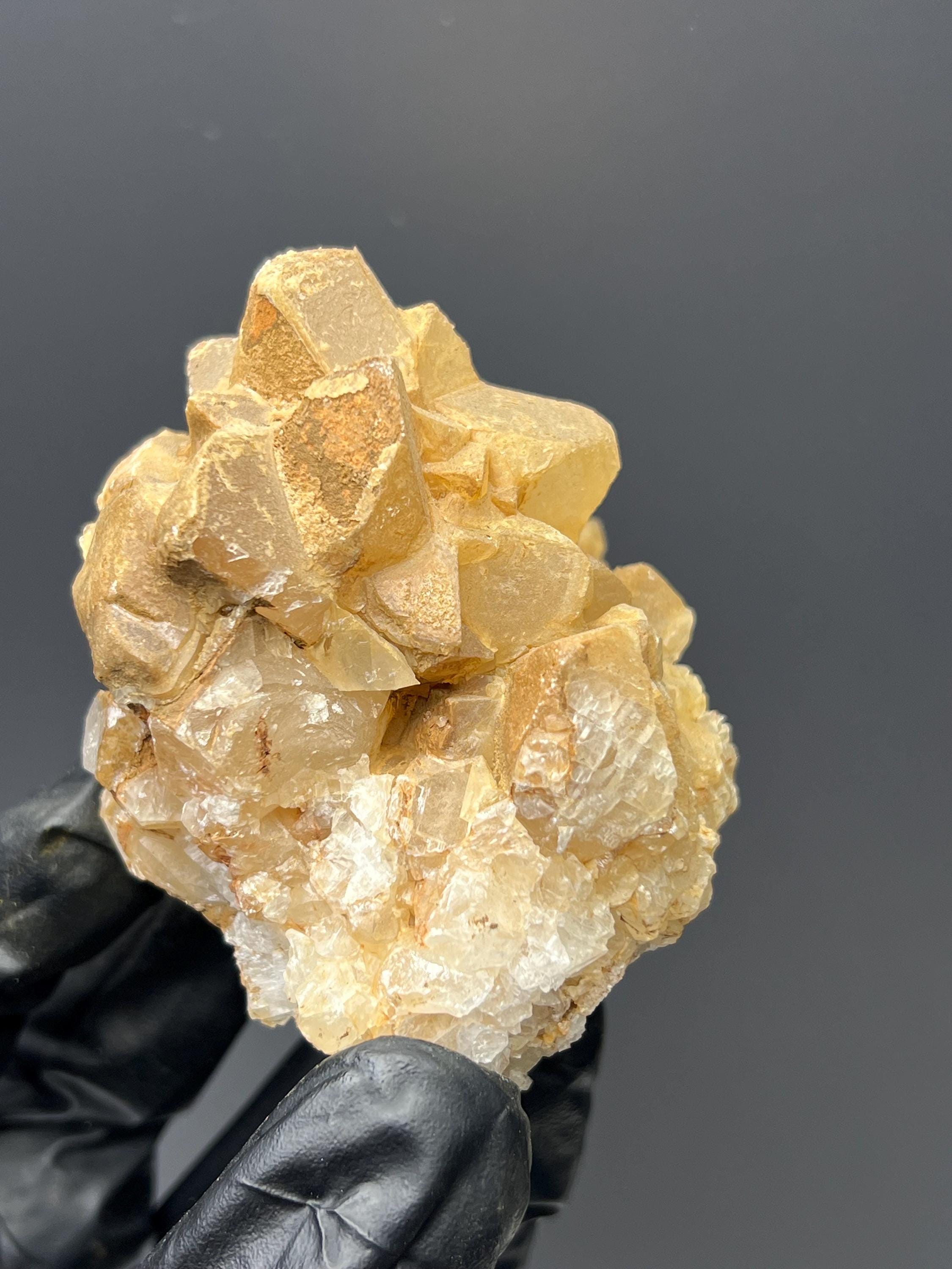 Orange Crystal Calcite - Crystal Gemstone AE 