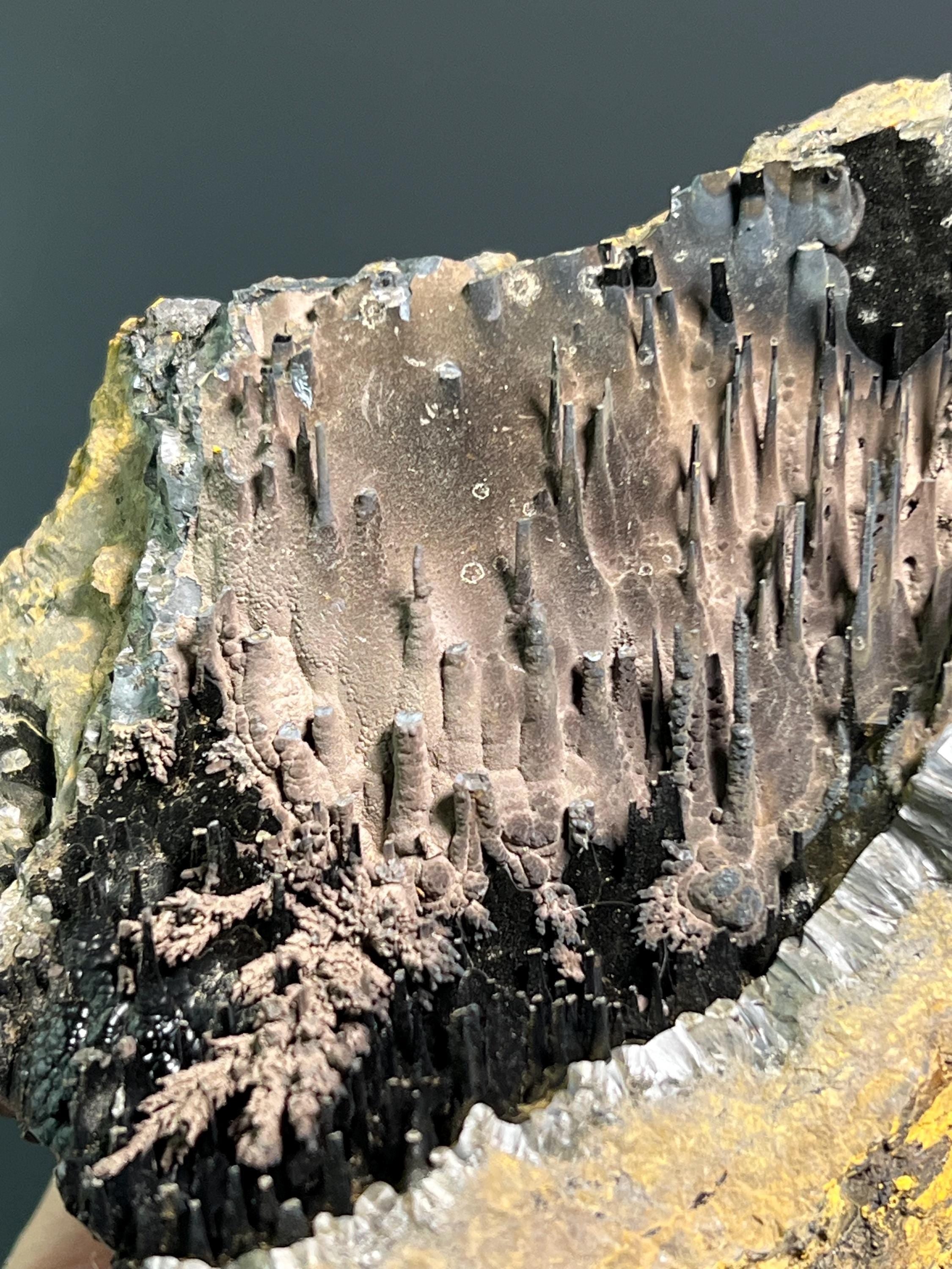 Museum Grade Specularite With Stalactite Goethite - Crystal Gemstone AE 
