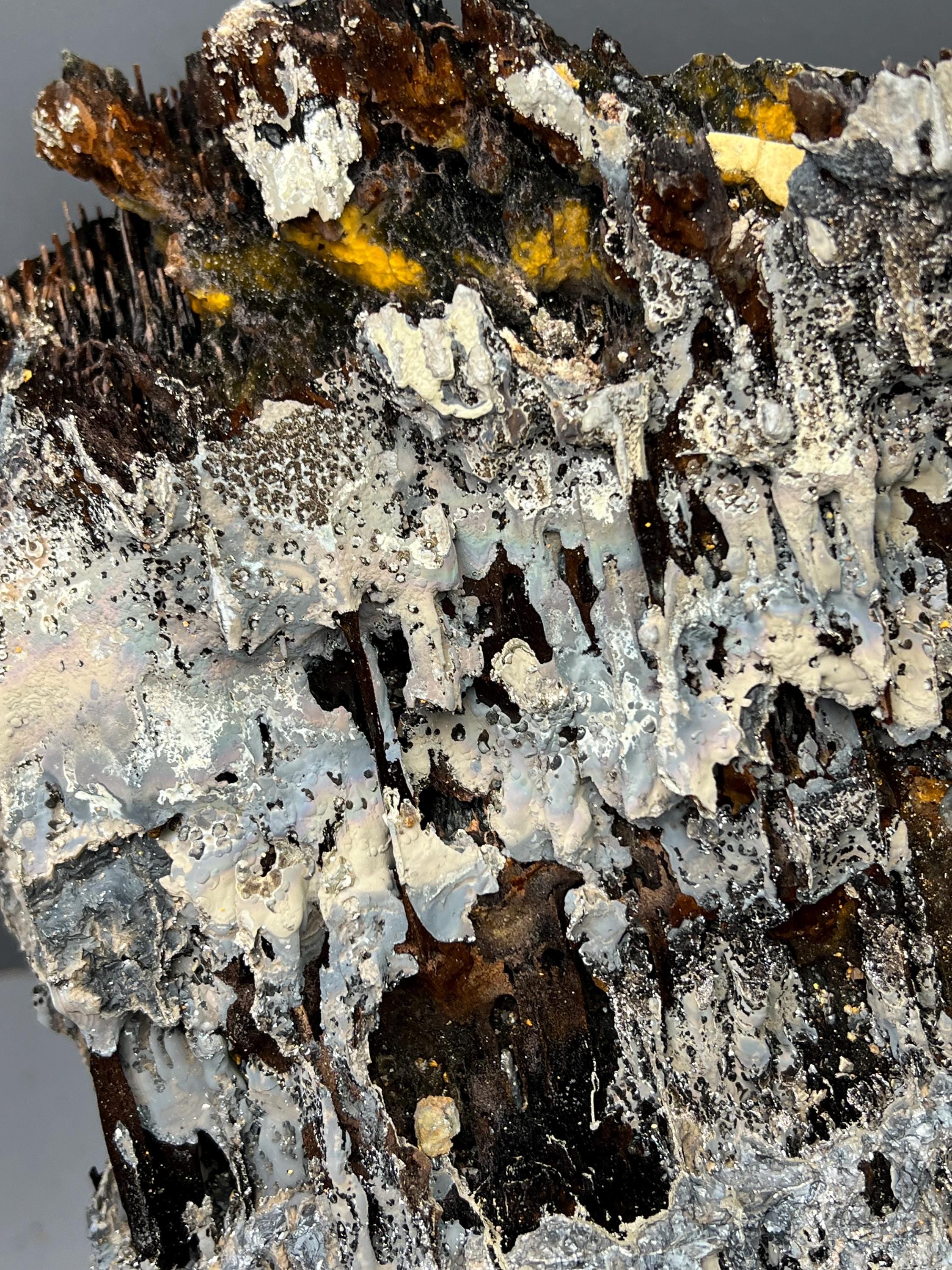 Museum Quality Specularite Limonite Goethite Table Formation, Turkey - Crystal Gemstone AE 
