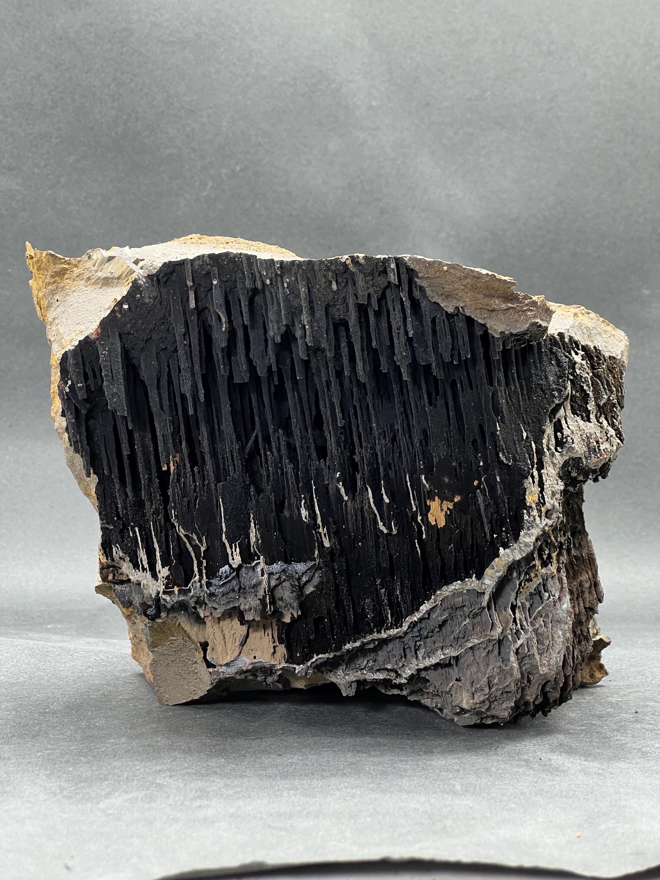 Museum Grade Large Size Limonite And Specularite On Stalactite Goethite - Crystal Gemstone AE 