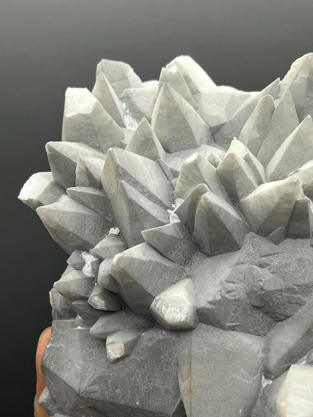 Extra Large Gray Crystal Calcite Specimen - Crystal Gemstone AE 