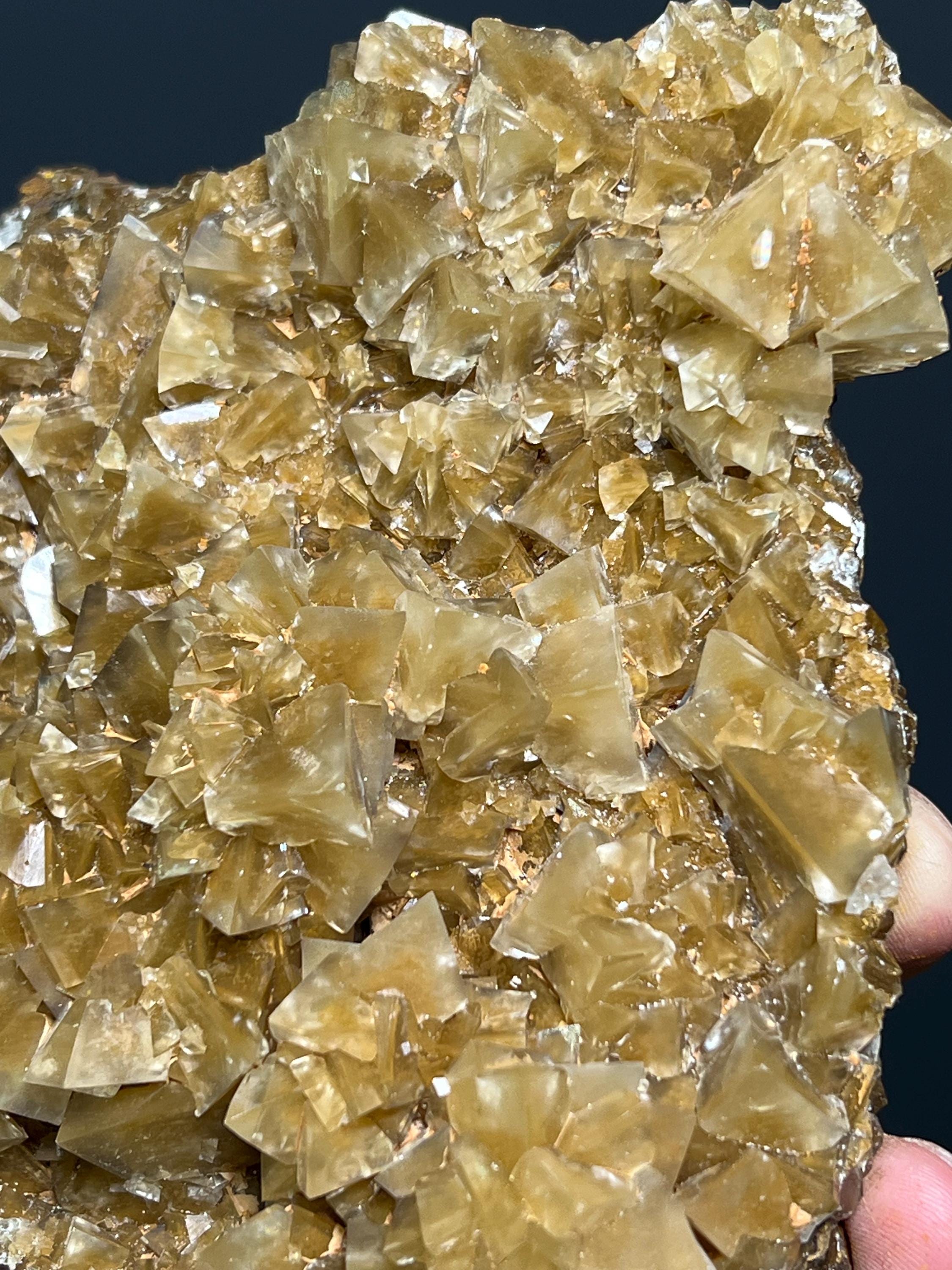 Special Formation Crystal Calcite Specimen, 568gram - Crystal Gemstone AE 