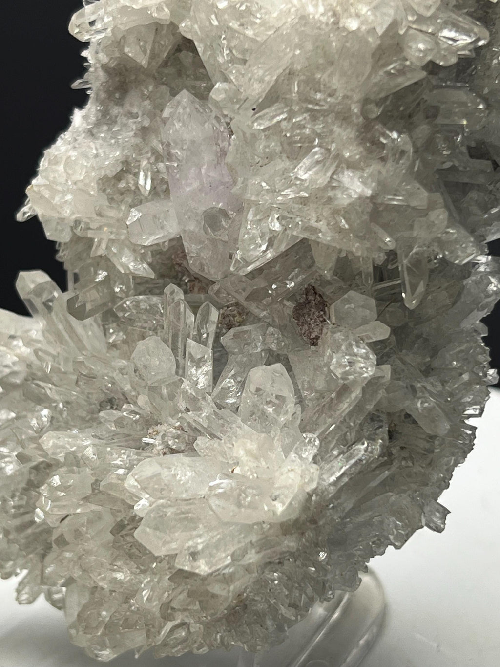 Lilac Himalayan Clear Crystal Quartz Specimen - Crystal Gemstone AE 