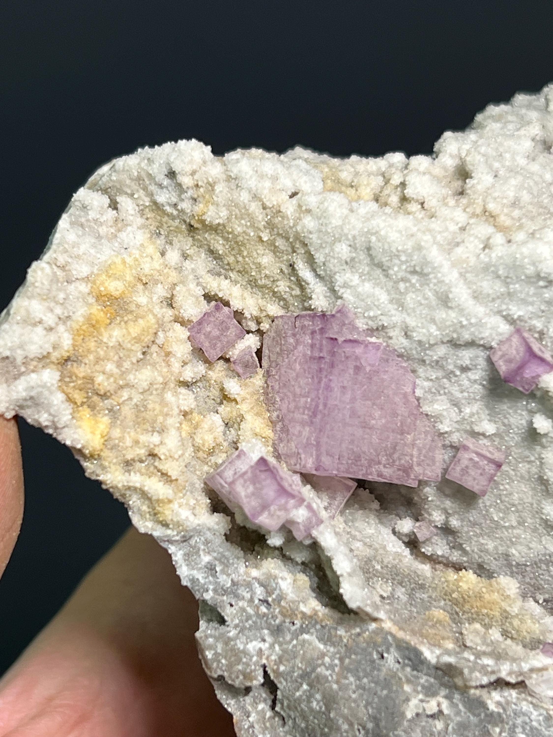 Special Formation Pink Fluorite Specimen, 544gram - Crystal Gemstone AE 