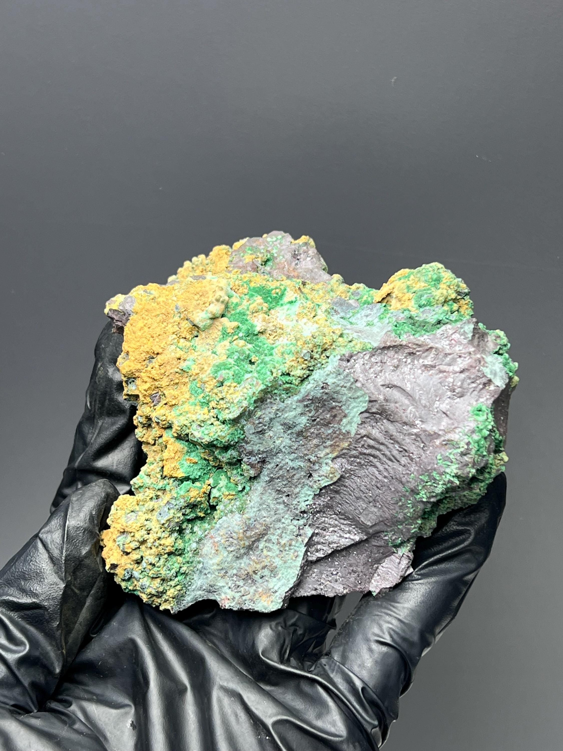 Cuprite And Hematite With Limonite - Crystal Gemstone AE 