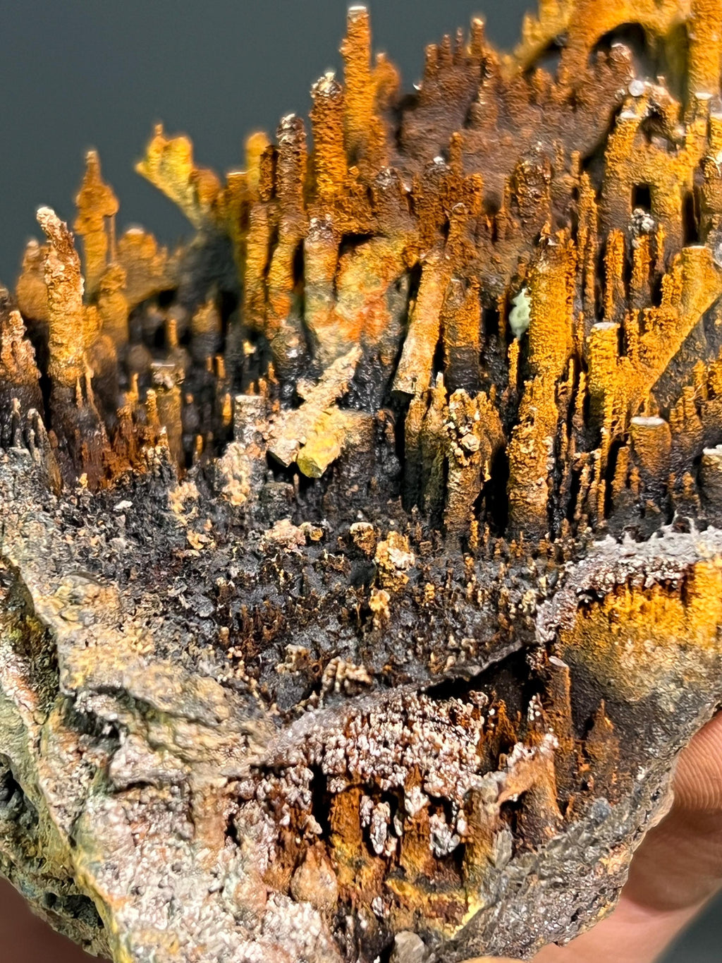 Museum Grade Limonite On Stalactite Goethite - Crystal Gemstone AE 